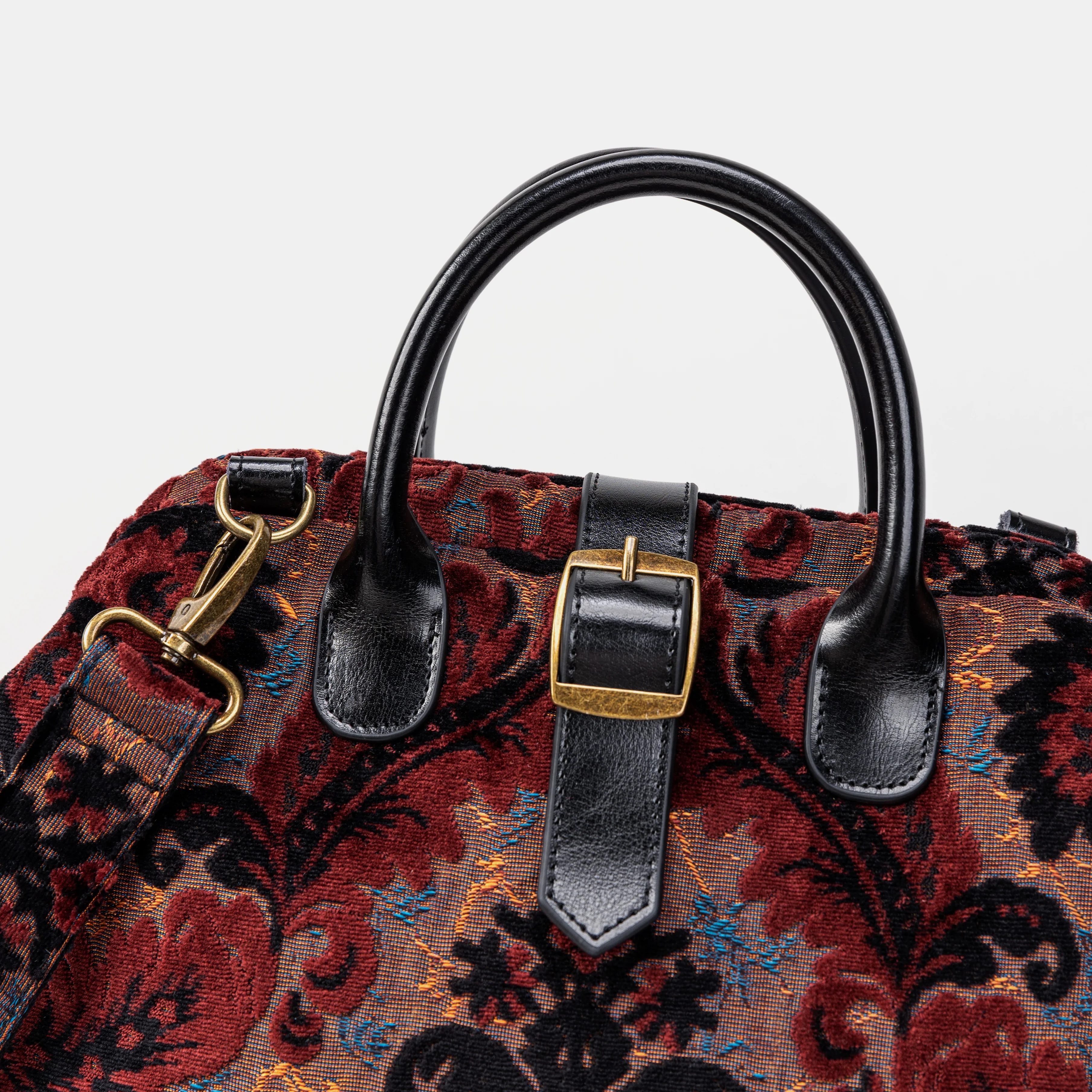 Burnout Velvet Revival Sephia Carpet Laptop Backpack - Image 4