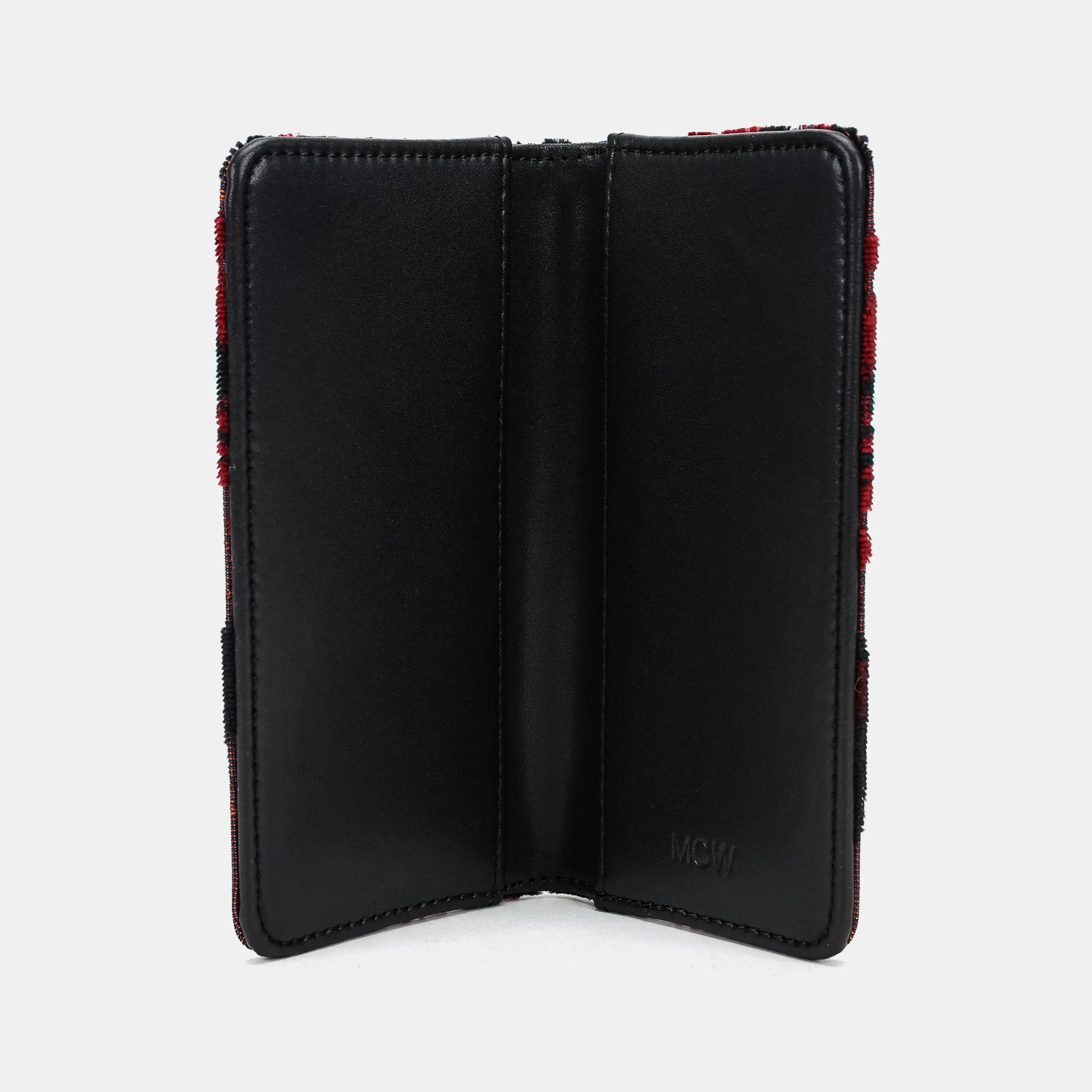 Burnout Velvet Revival Sephia Checkbook Cover - Image 3