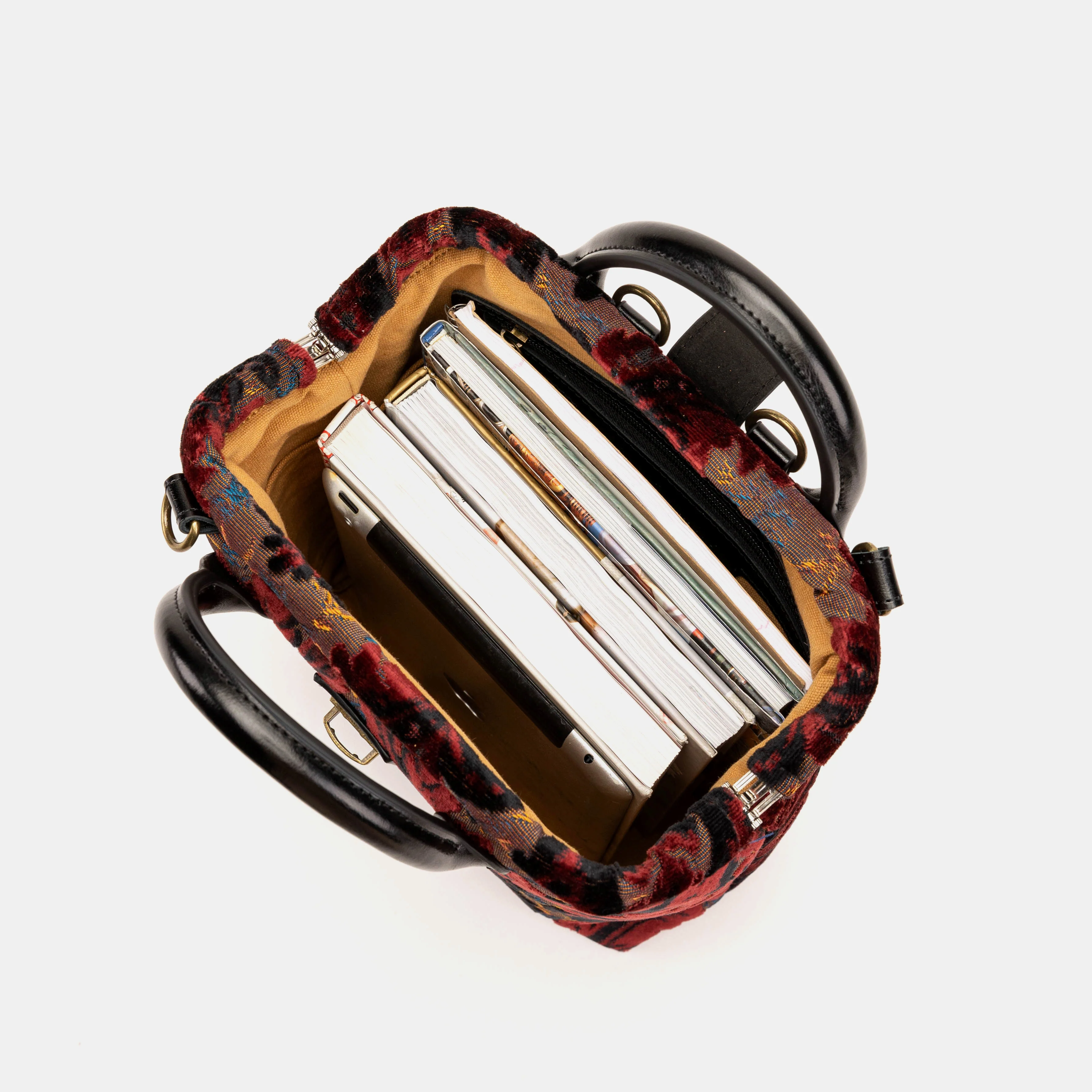 Burnout Velvet Revival Sephia Everyday Backpack - Image 9