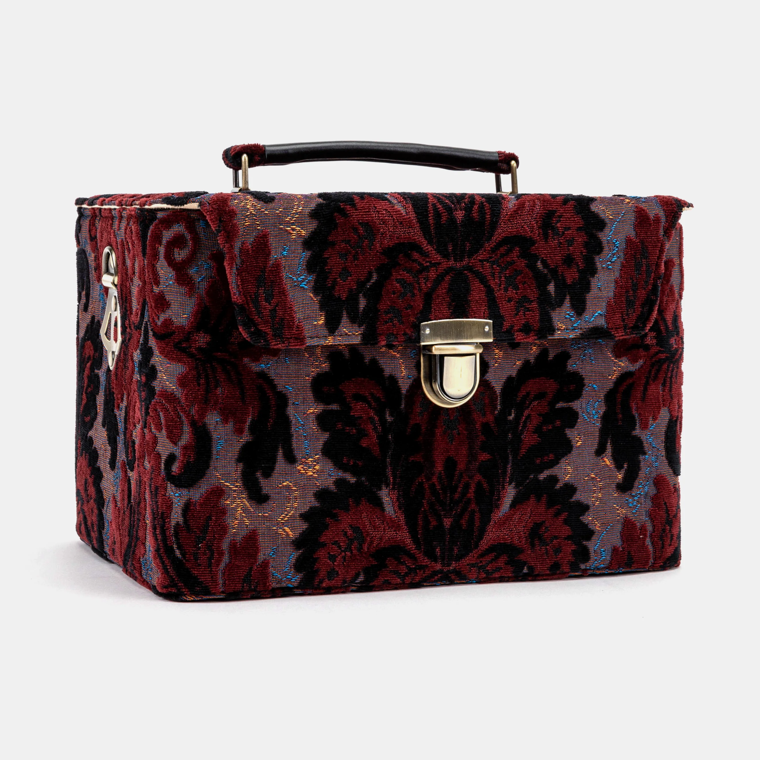 Burnout Velvet Revival Sephia Josephine Large Train Case - Image 3