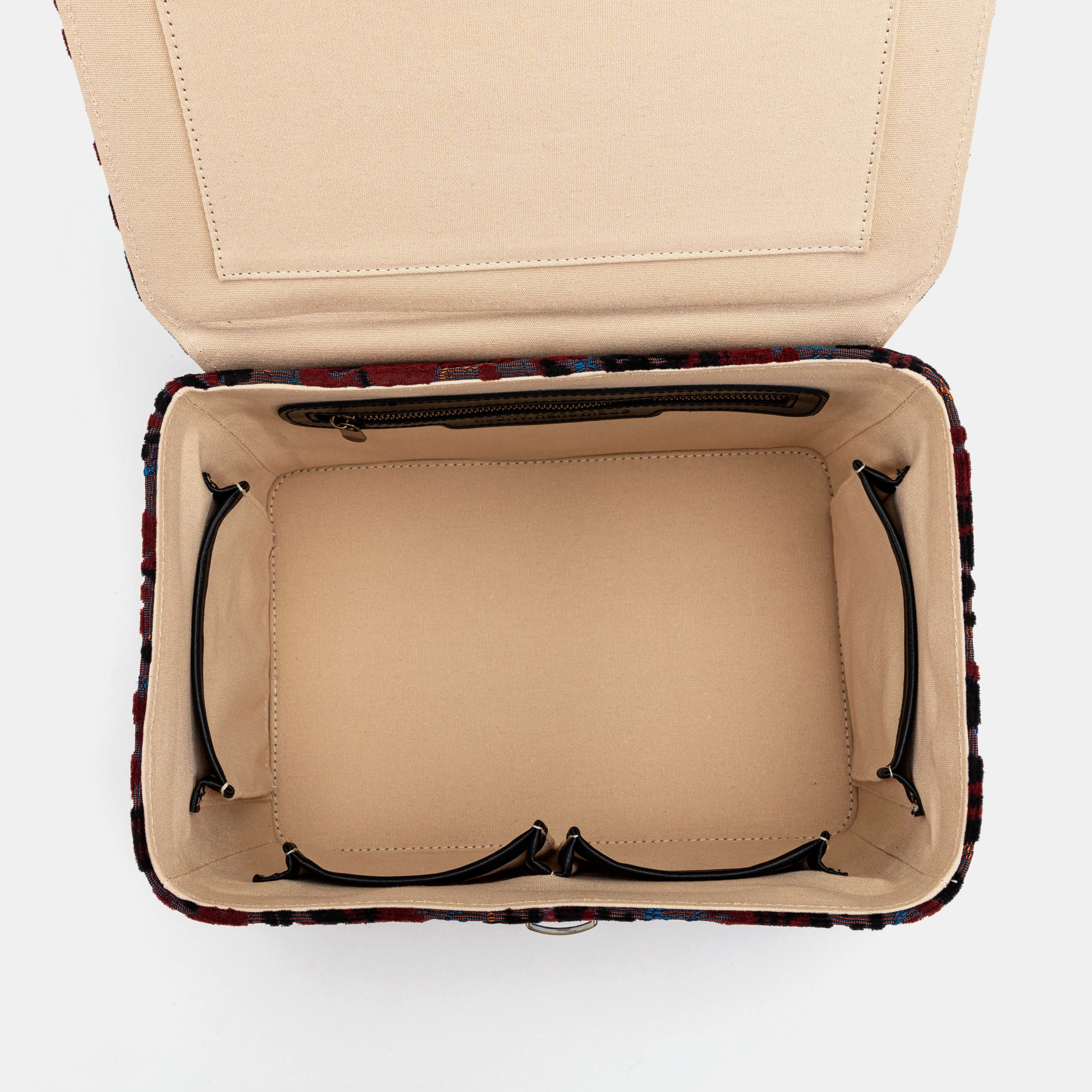 Burnout Velvet Revival Sephia Josephine Large Train Case - Image 5