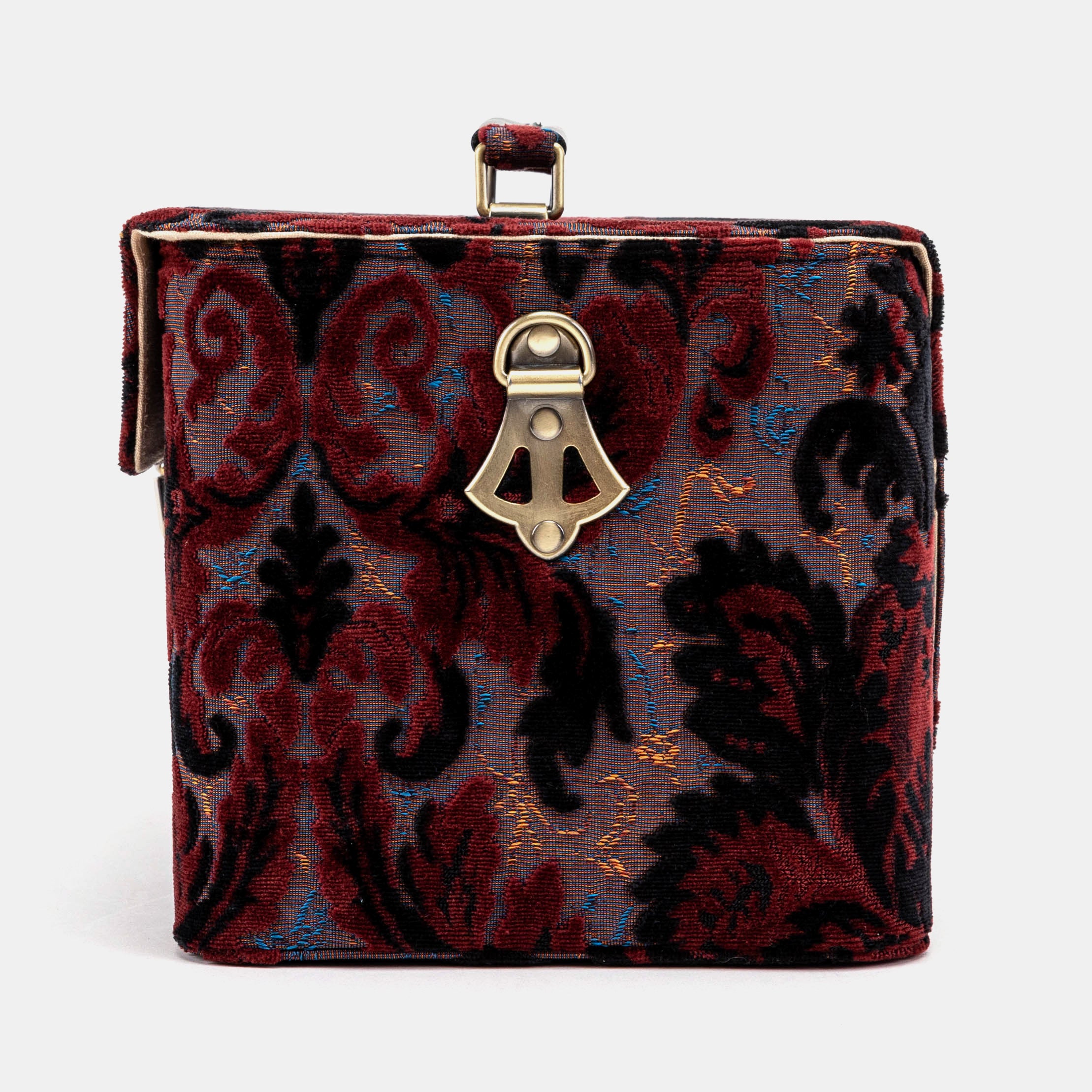 Burnout Velvet Revival Sephia Josephine Large Train Case - Image 6