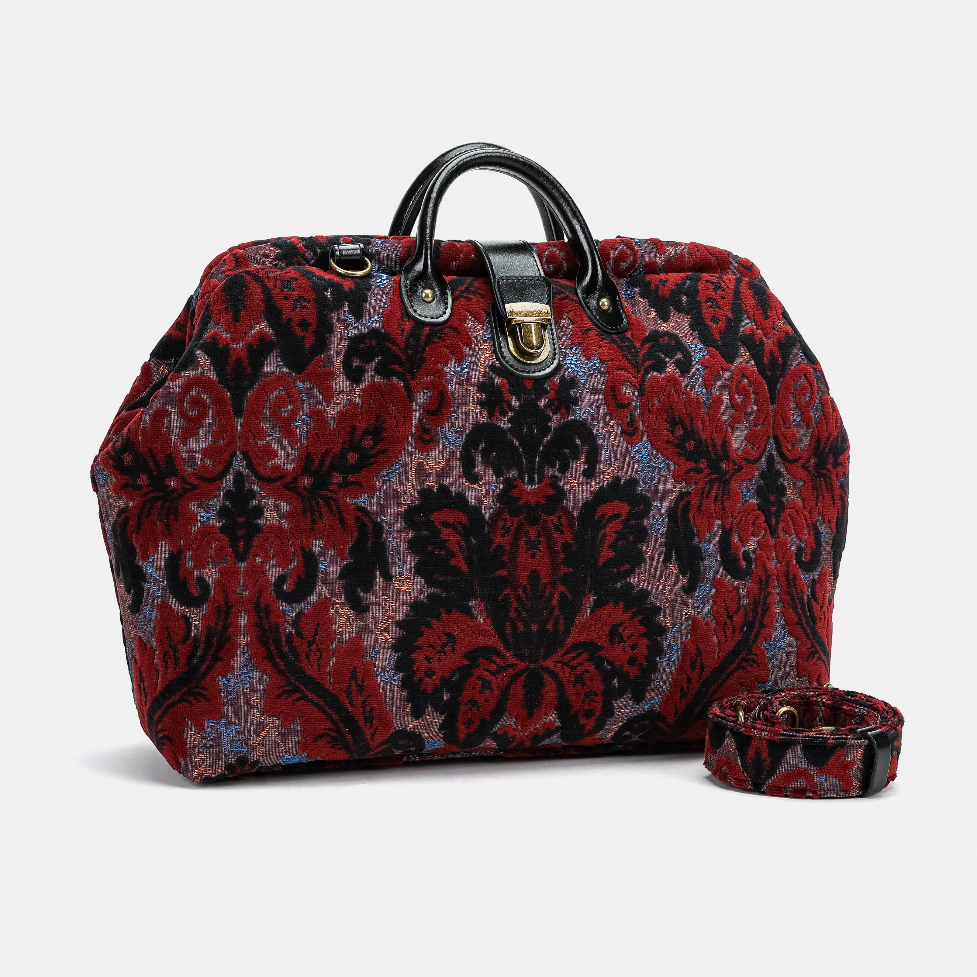Burnout Velvet Revival Sephia Laptop Work Bag - Image 2