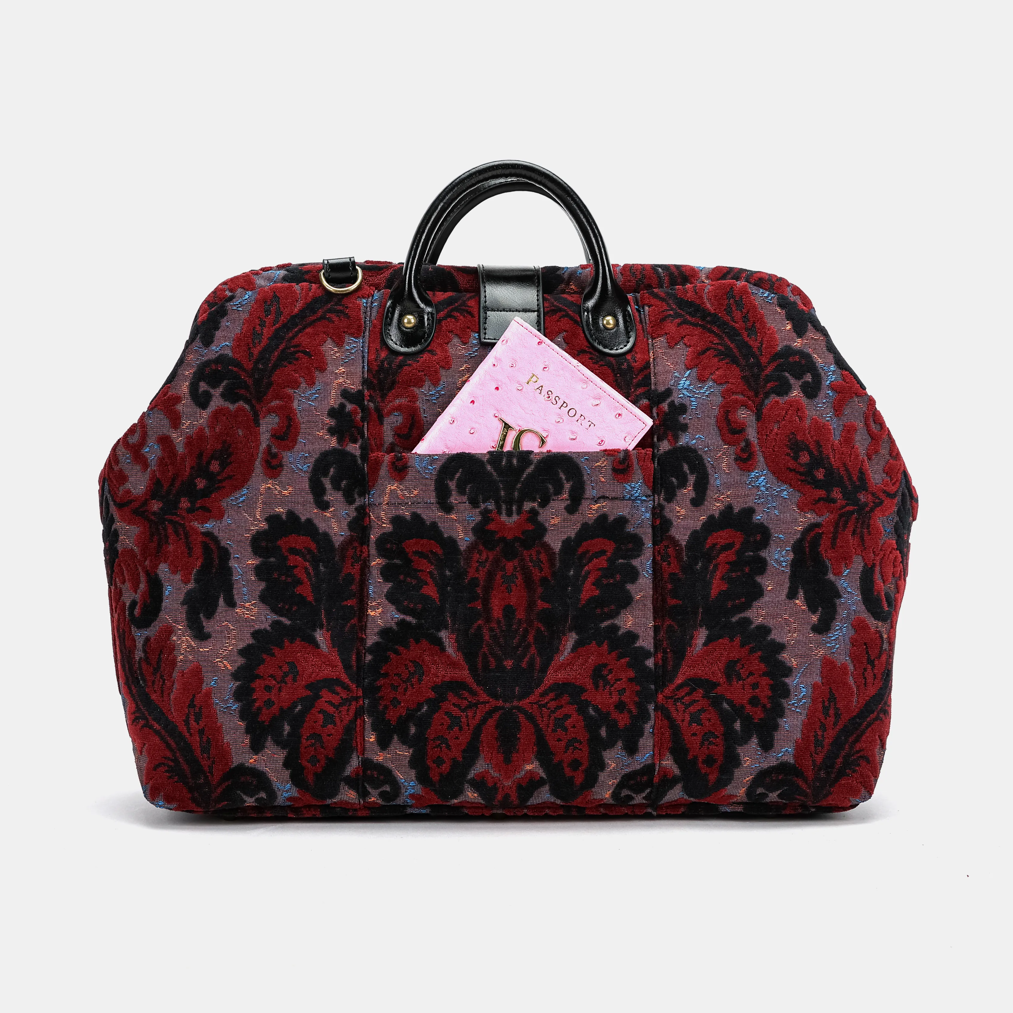 Burnout Velvet Revival Sephia Laptop Work Bag - Image 3