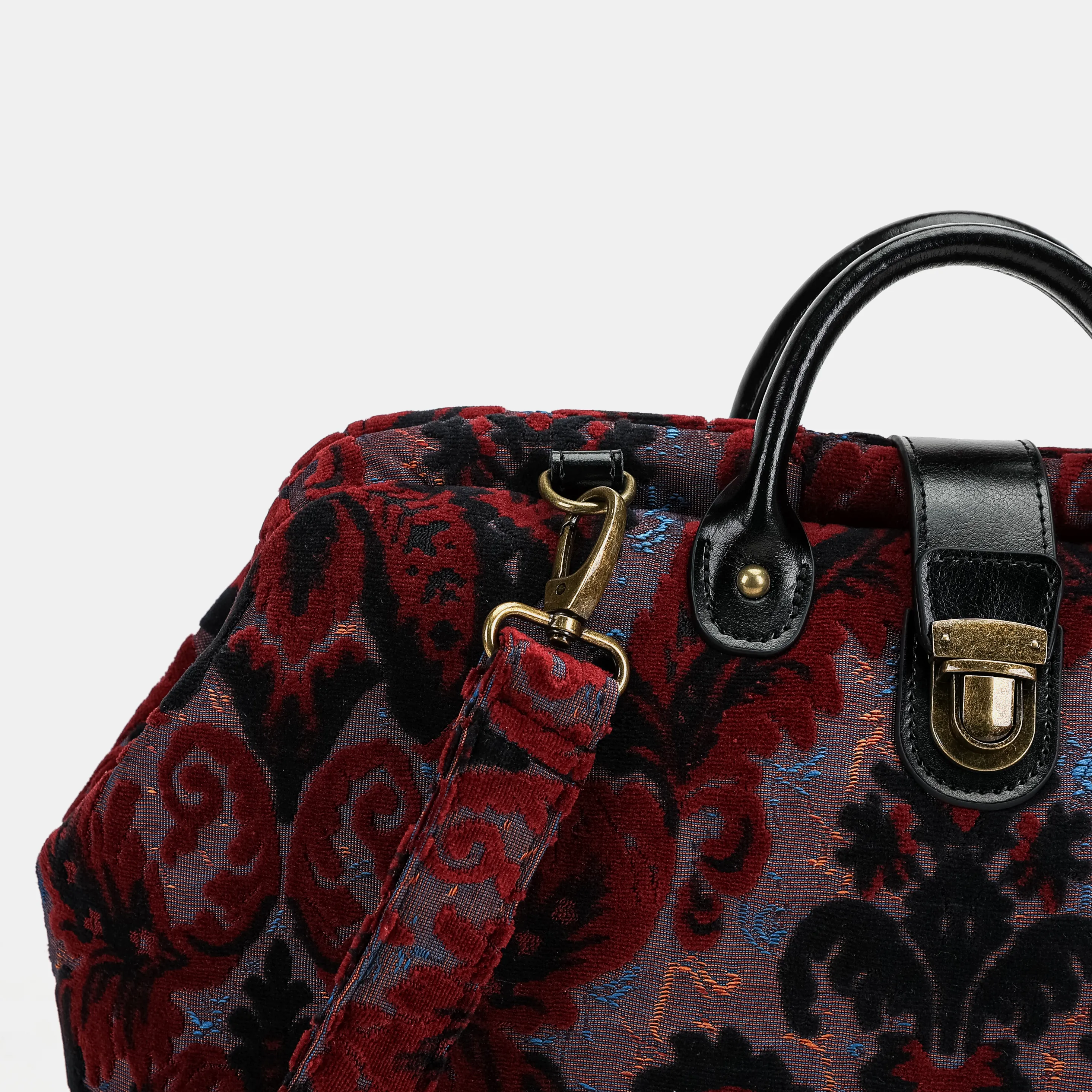 Burnout Velvet Revival Sephia Laptop Work Bag - Image 5