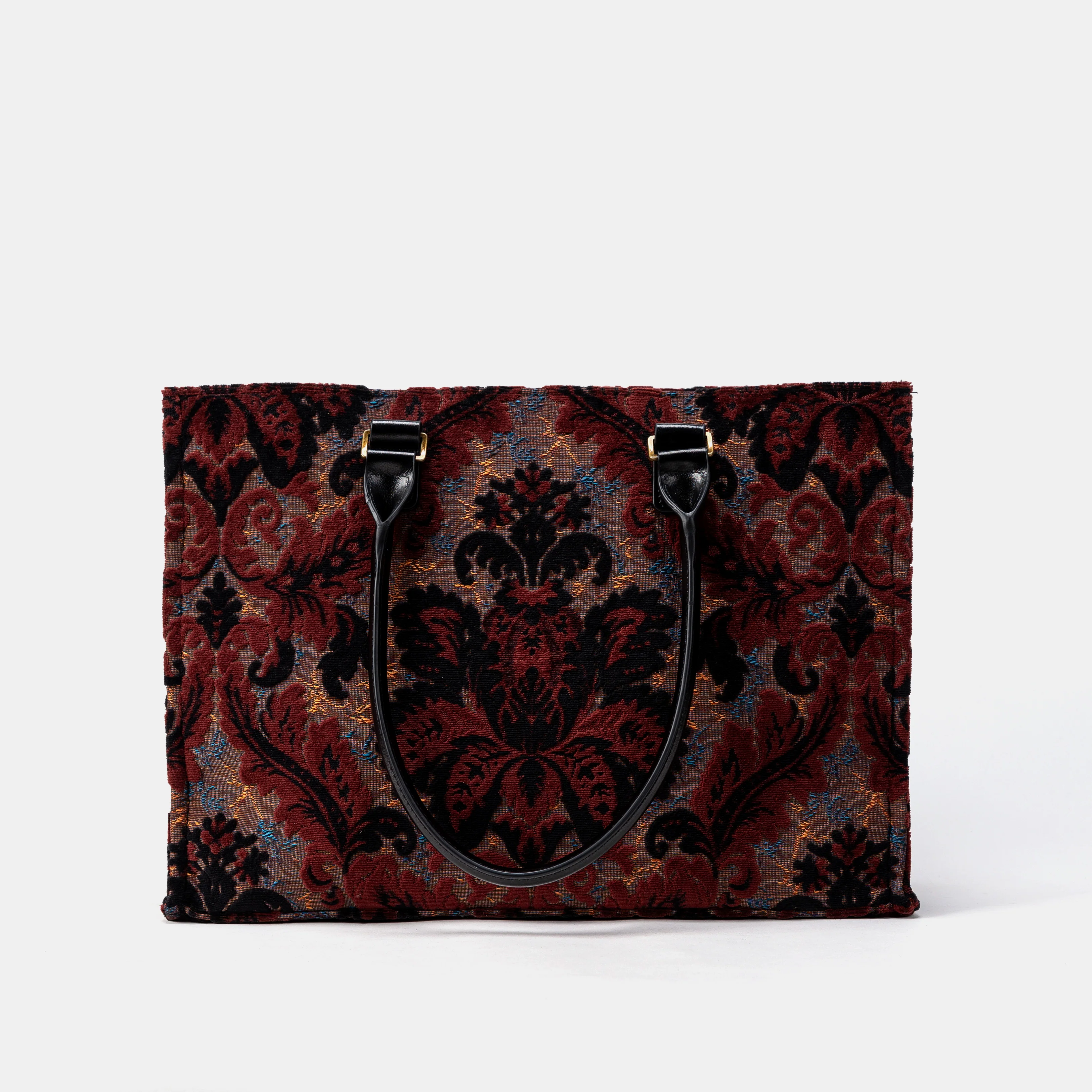 Burnout Velvet Revival Sephia Laptop Work Tote - Image 3