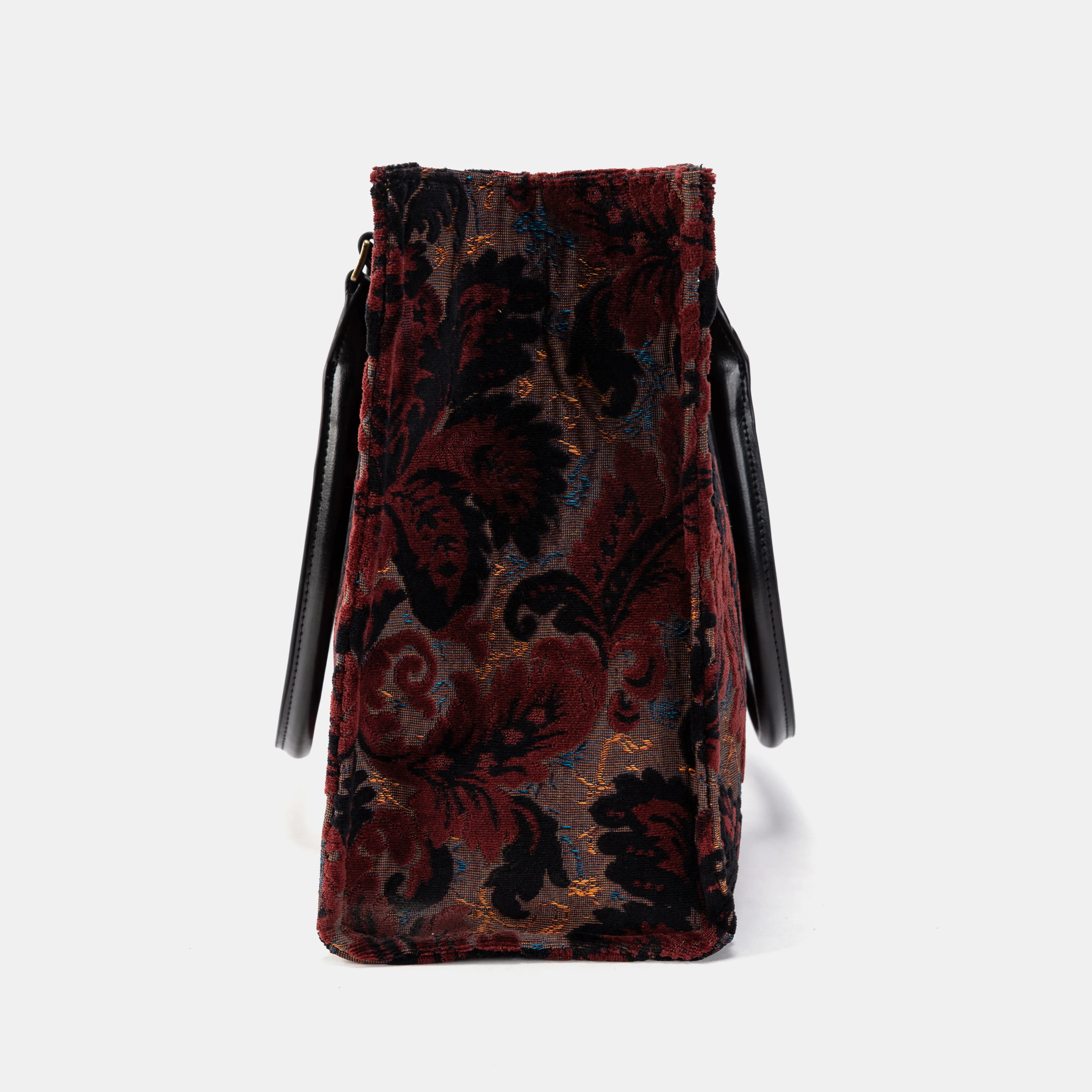 Burnout Velvet Revival Sephia Laptop Work Tote - Image 4