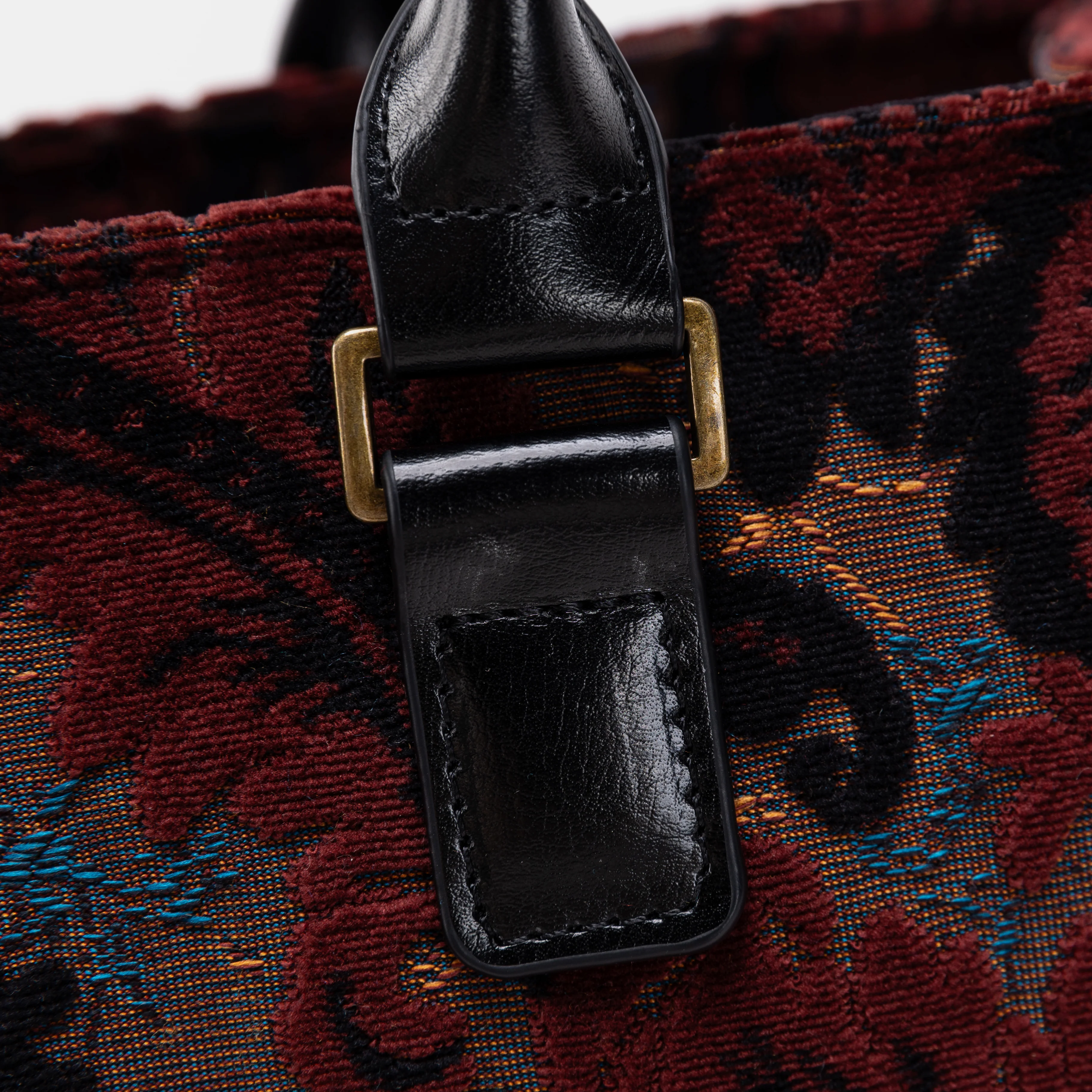 Burnout Velvet Revival Sephia Laptop Work Tote - Image 8