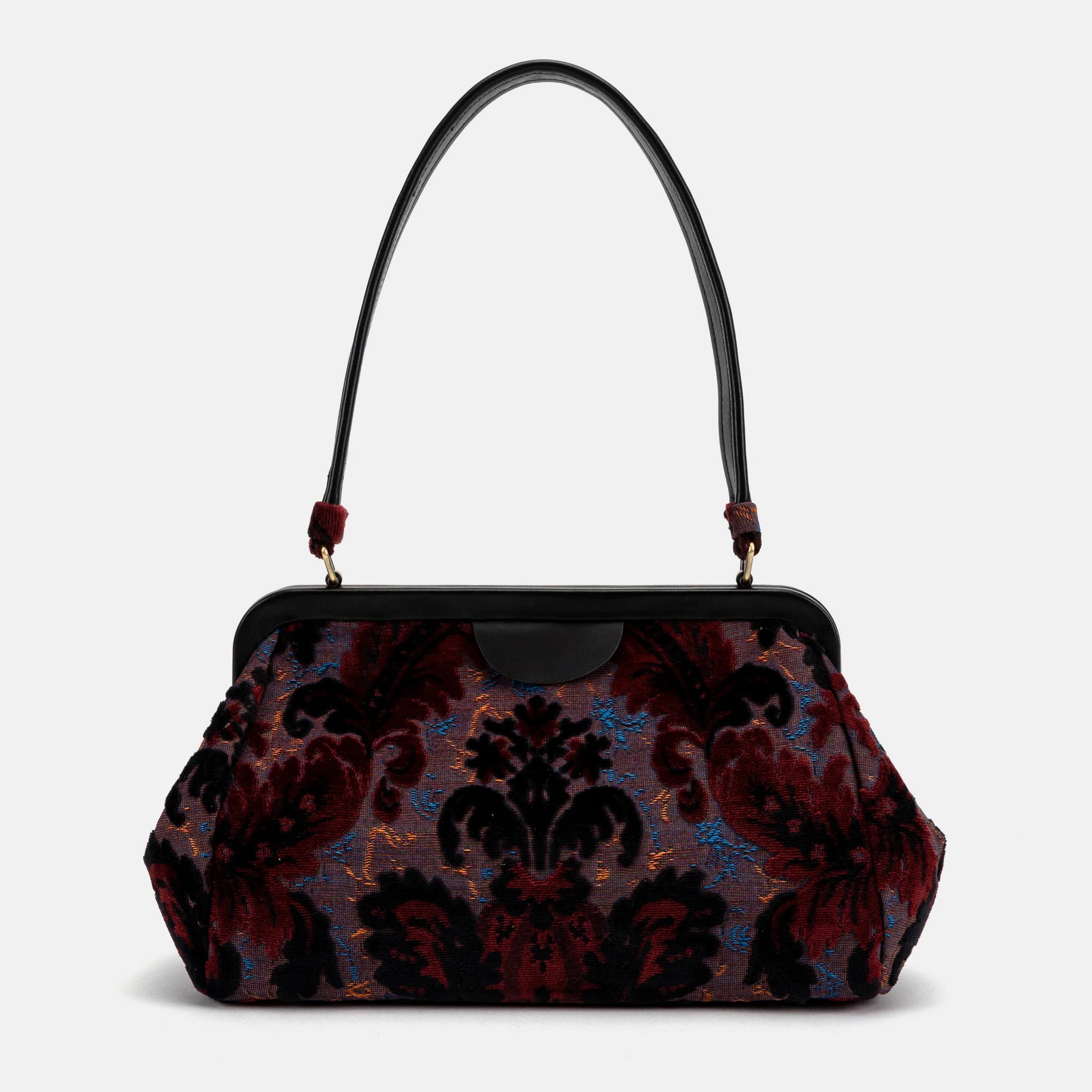 Burnout Velvet Revival Sephia Shoulder Bag