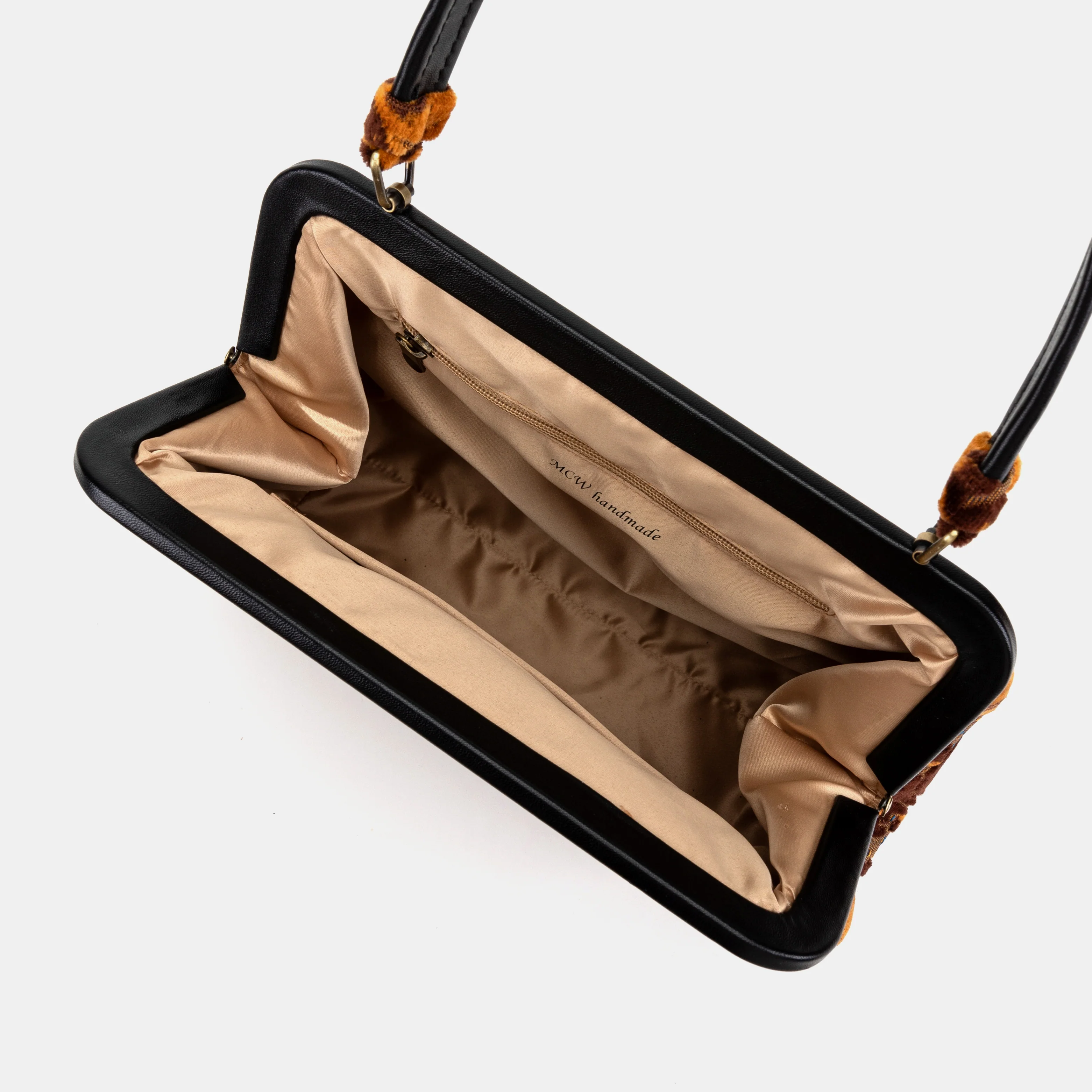 Burnout Velvet Revival Sienna Alma Shoulder Bag - Image 2
