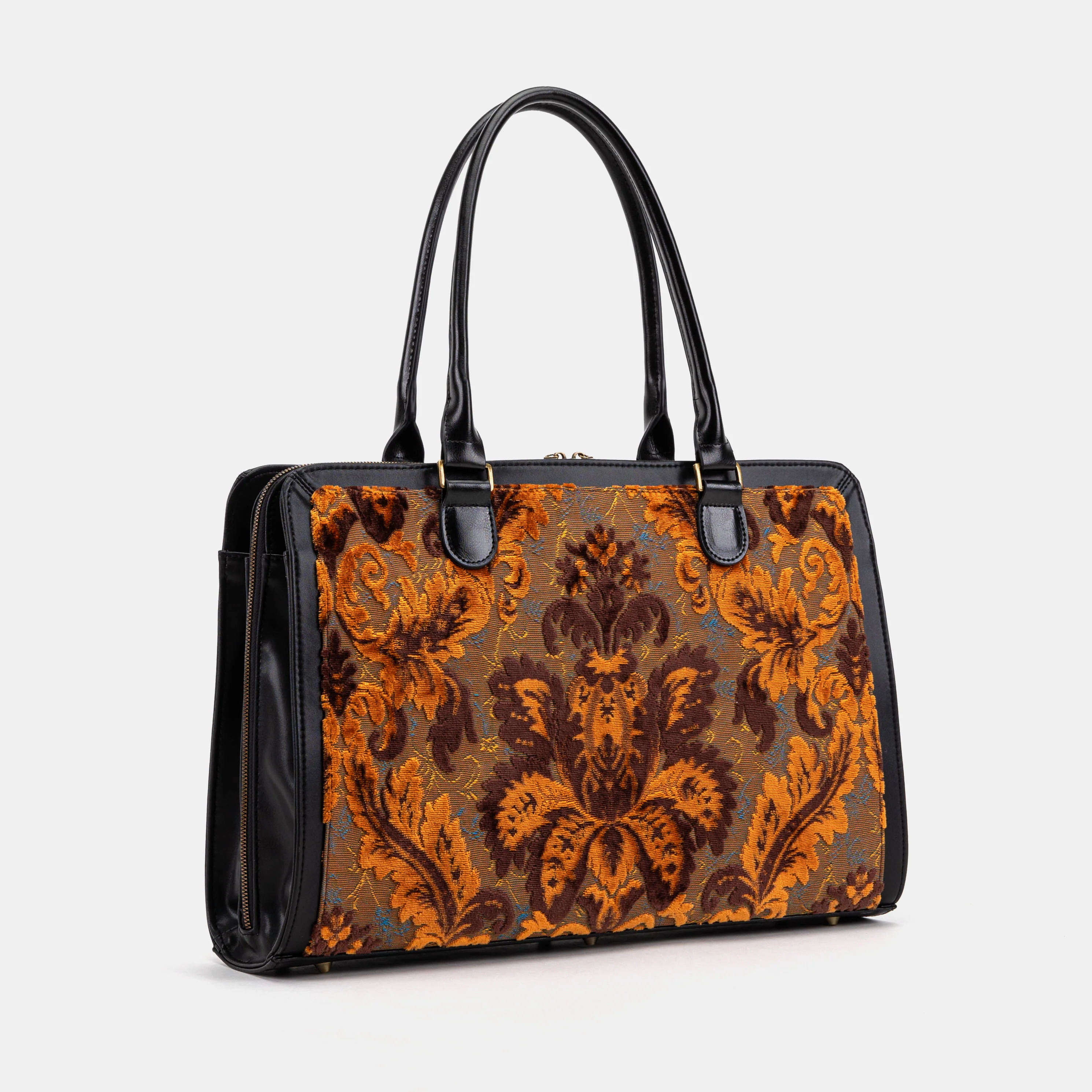 Burnout Velvet Revival Sienna Business Tote