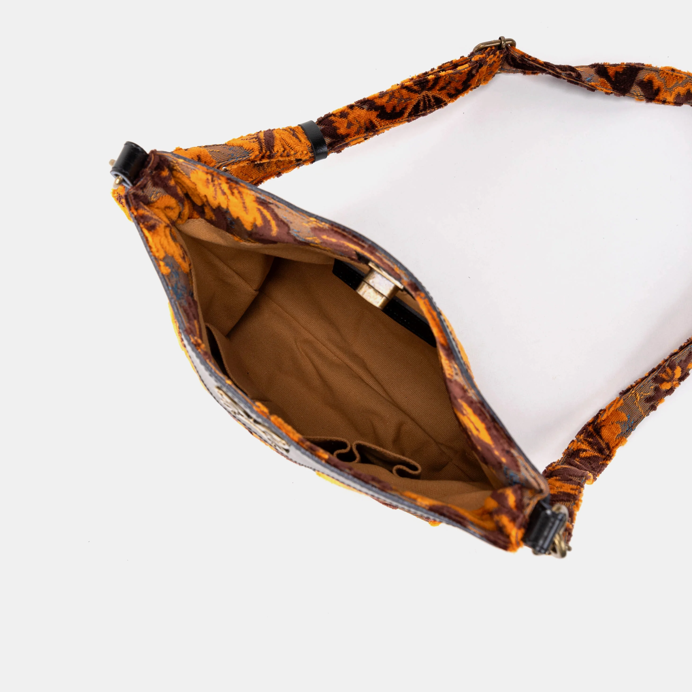 Burnout Velvet Revival Sienna Butterfly Crossbody Bag - Image 4