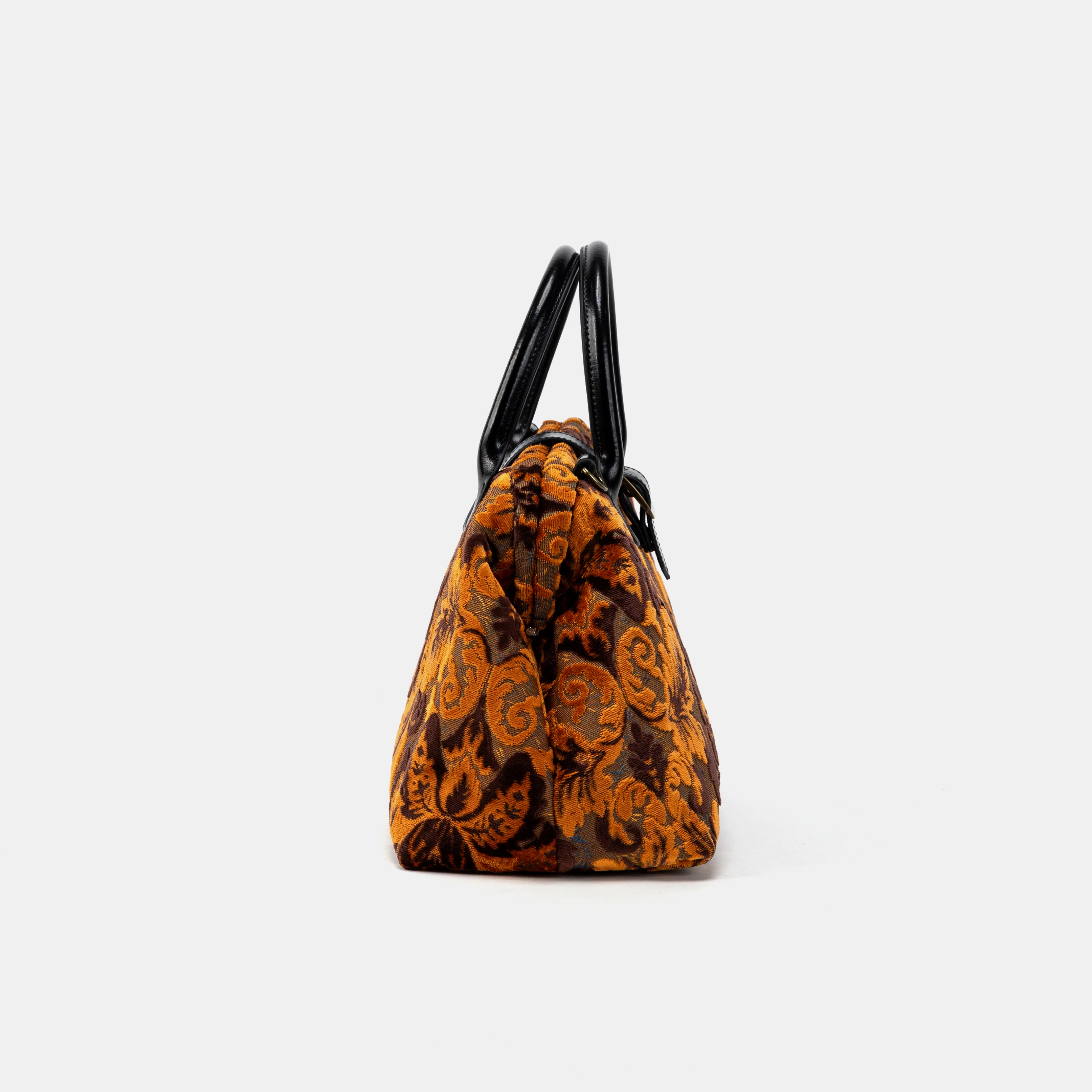 Burnout Velvet Revival Sienna Carpet Handbag Purse - Image 4