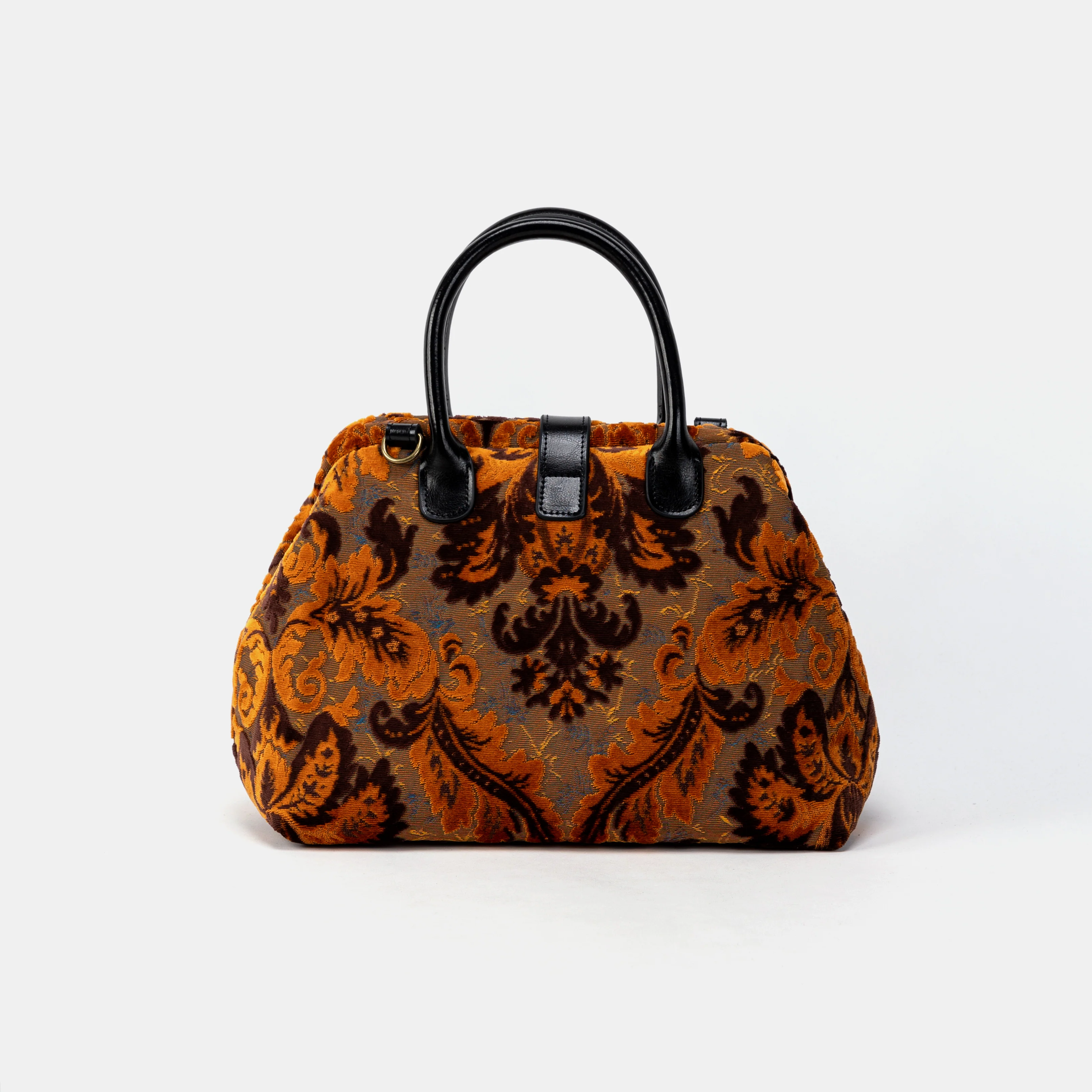 Burnout Velvet Revival Sienna Carpet Handbag Purse - Image 5