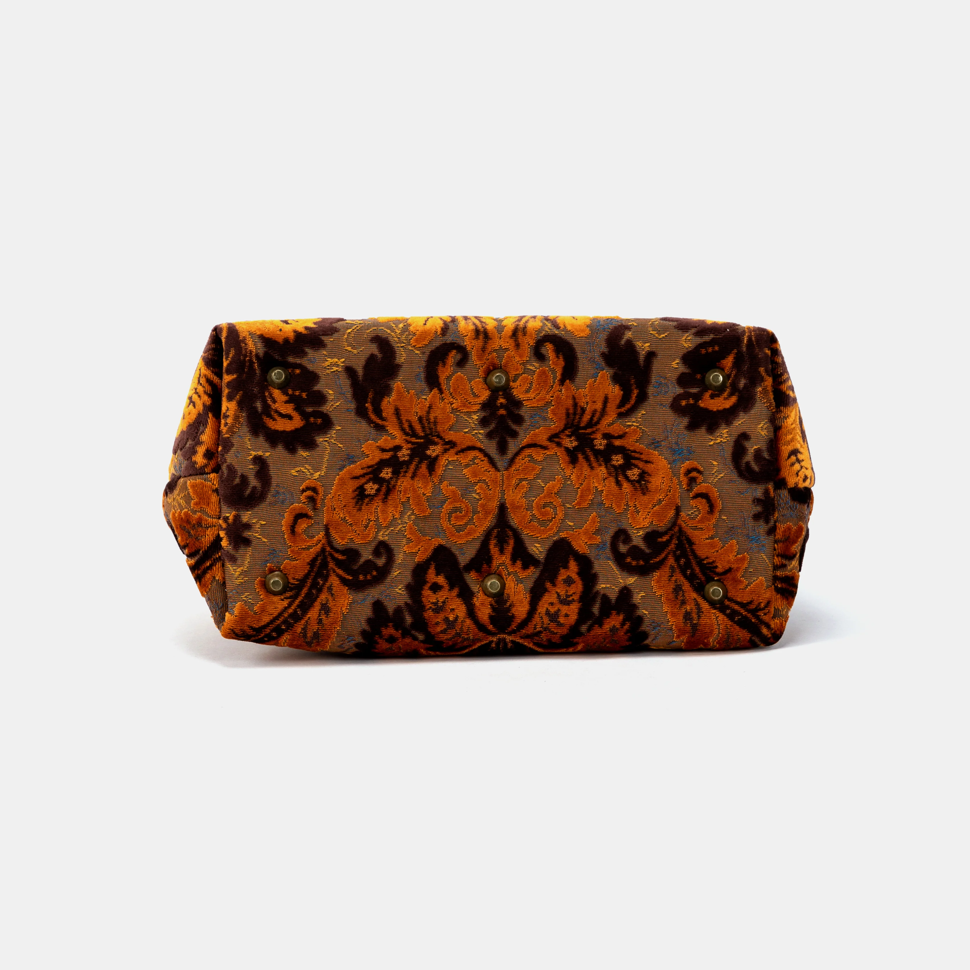 Burnout Velvet Revival Sienna Carpet Handbag Purse - Image 6