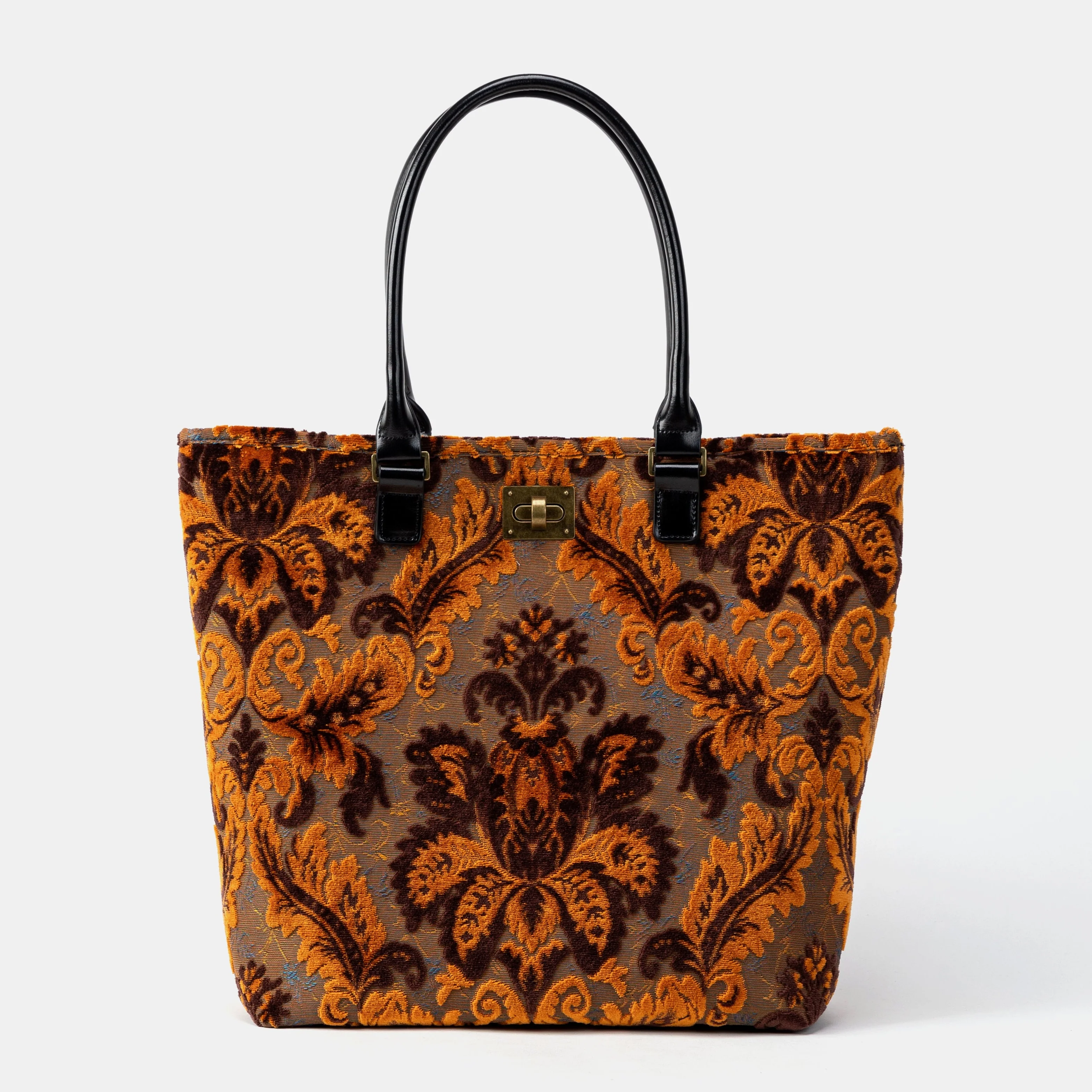 Burnout Velvet Revival Sienna Carpet Tote Shopper