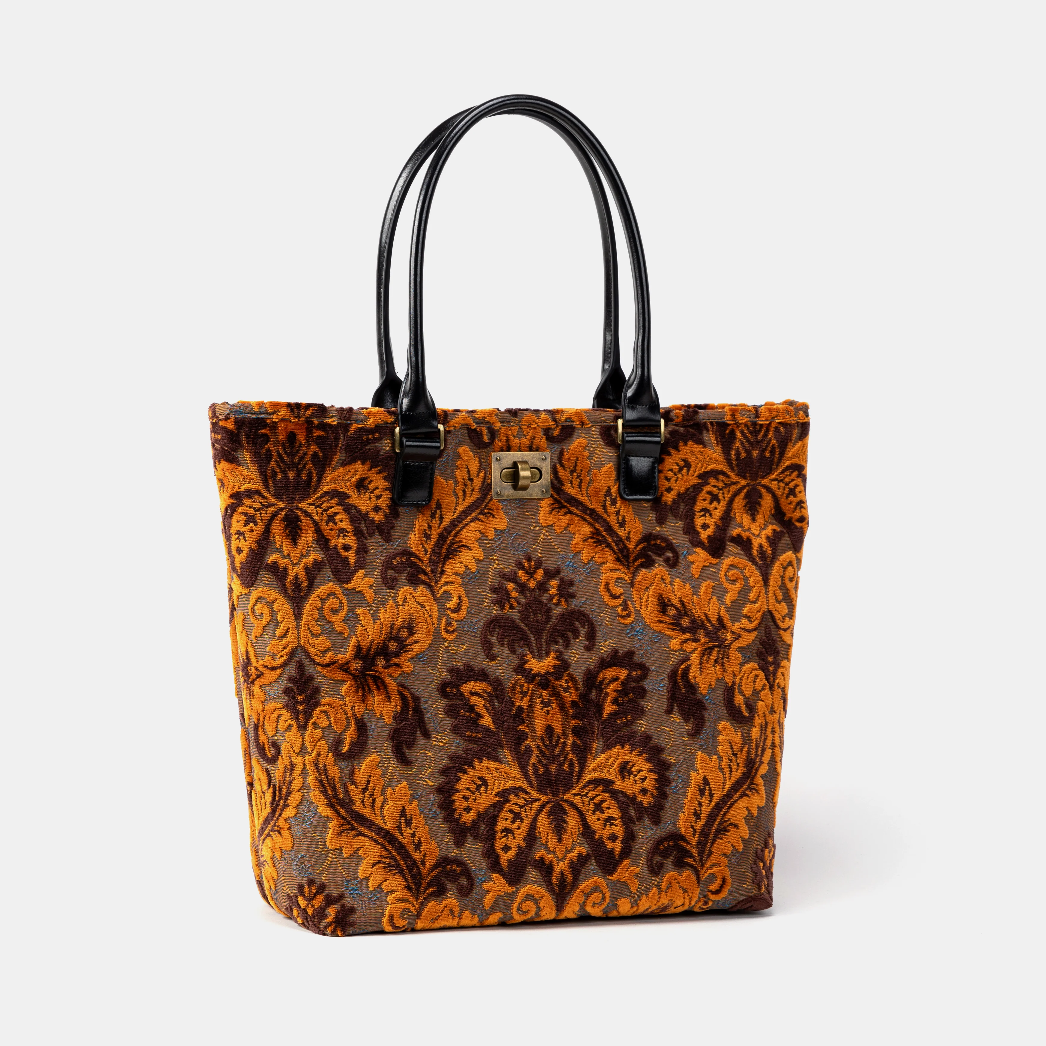 Burnout Velvet Revival Sienna Carpet Tote Shopper - Image 2
