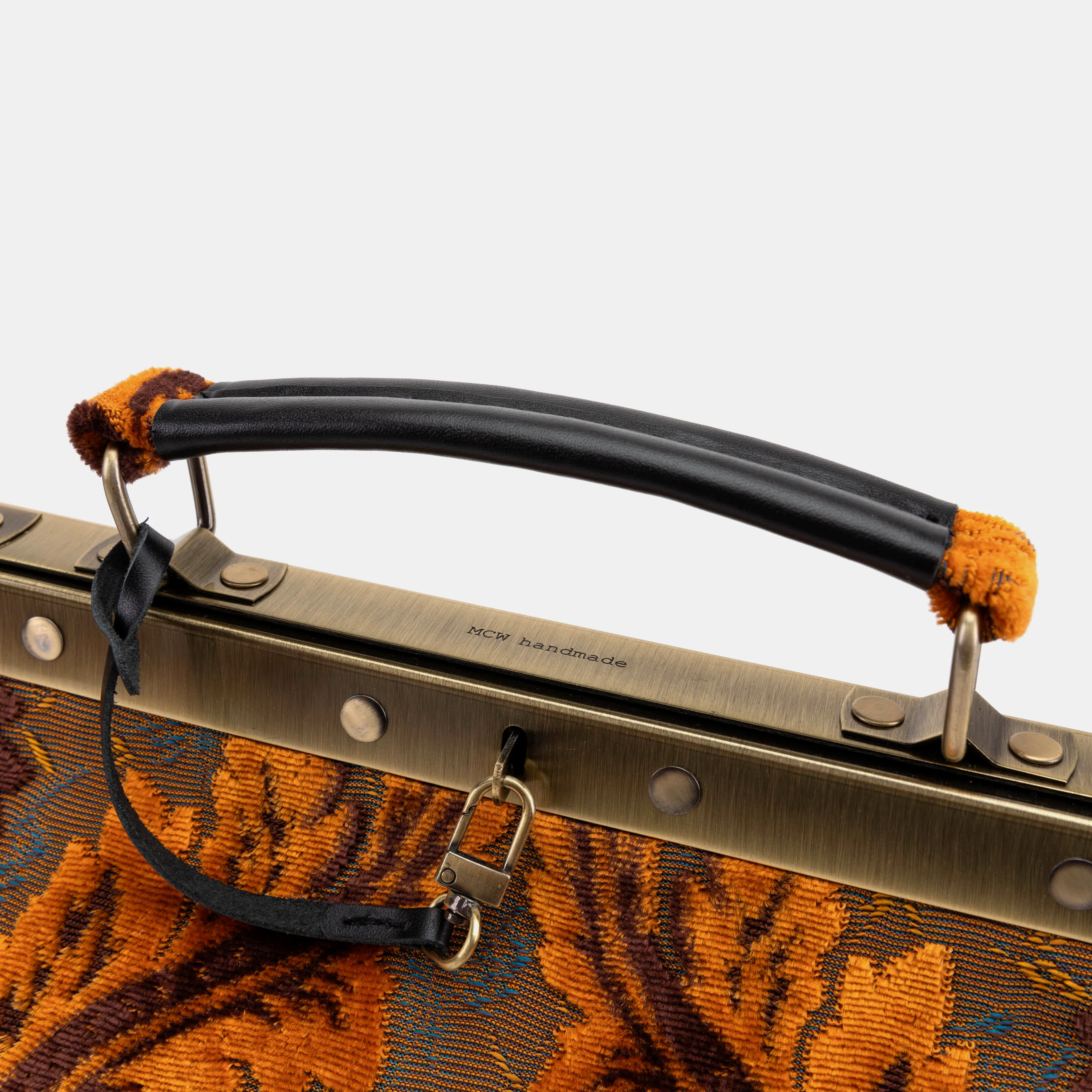 Burnout Velvet Revival Sienna Celine Carpet Gladstone Bag - Image 5