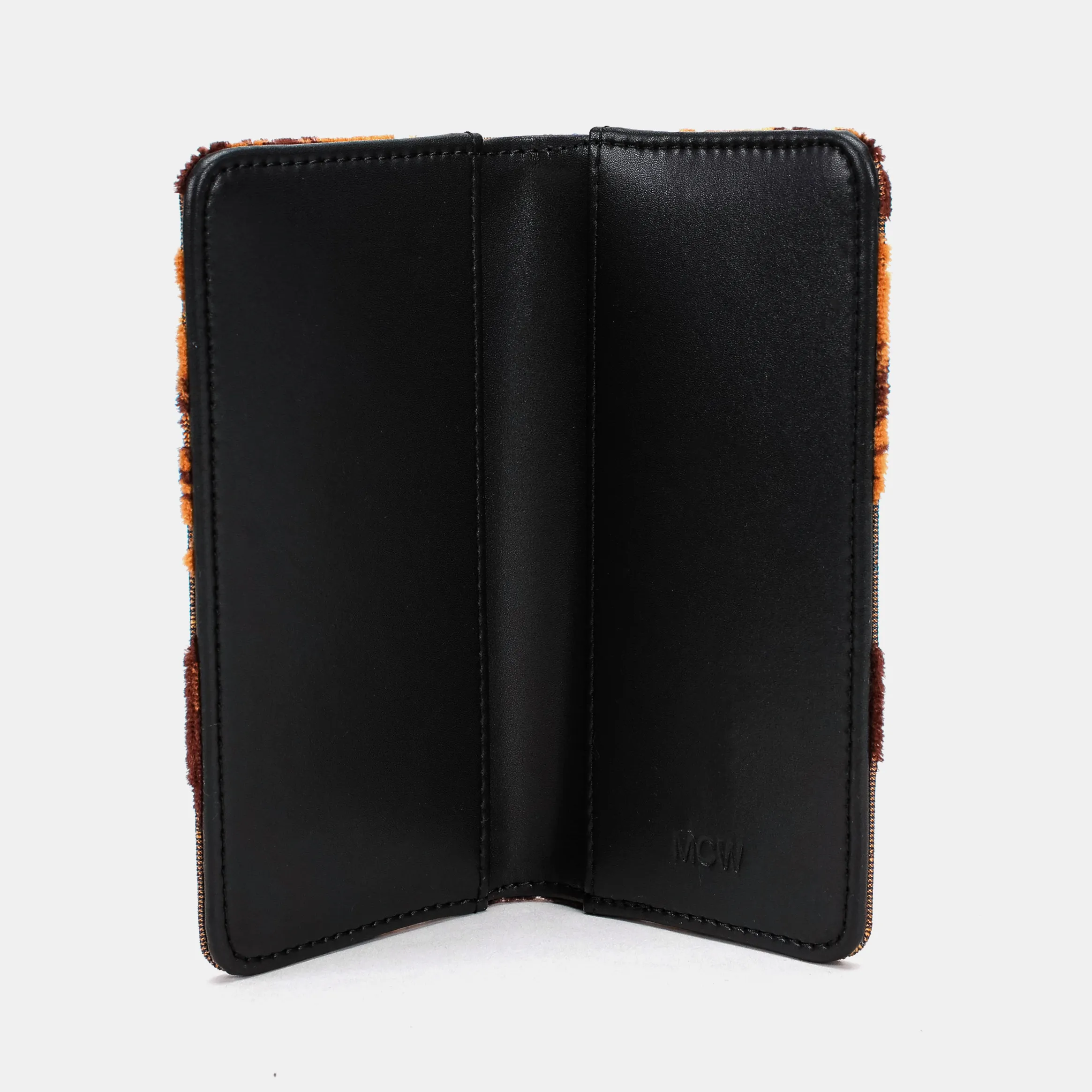 Burnout Velvet Revival Sienna Checkbook Cover - Image 3