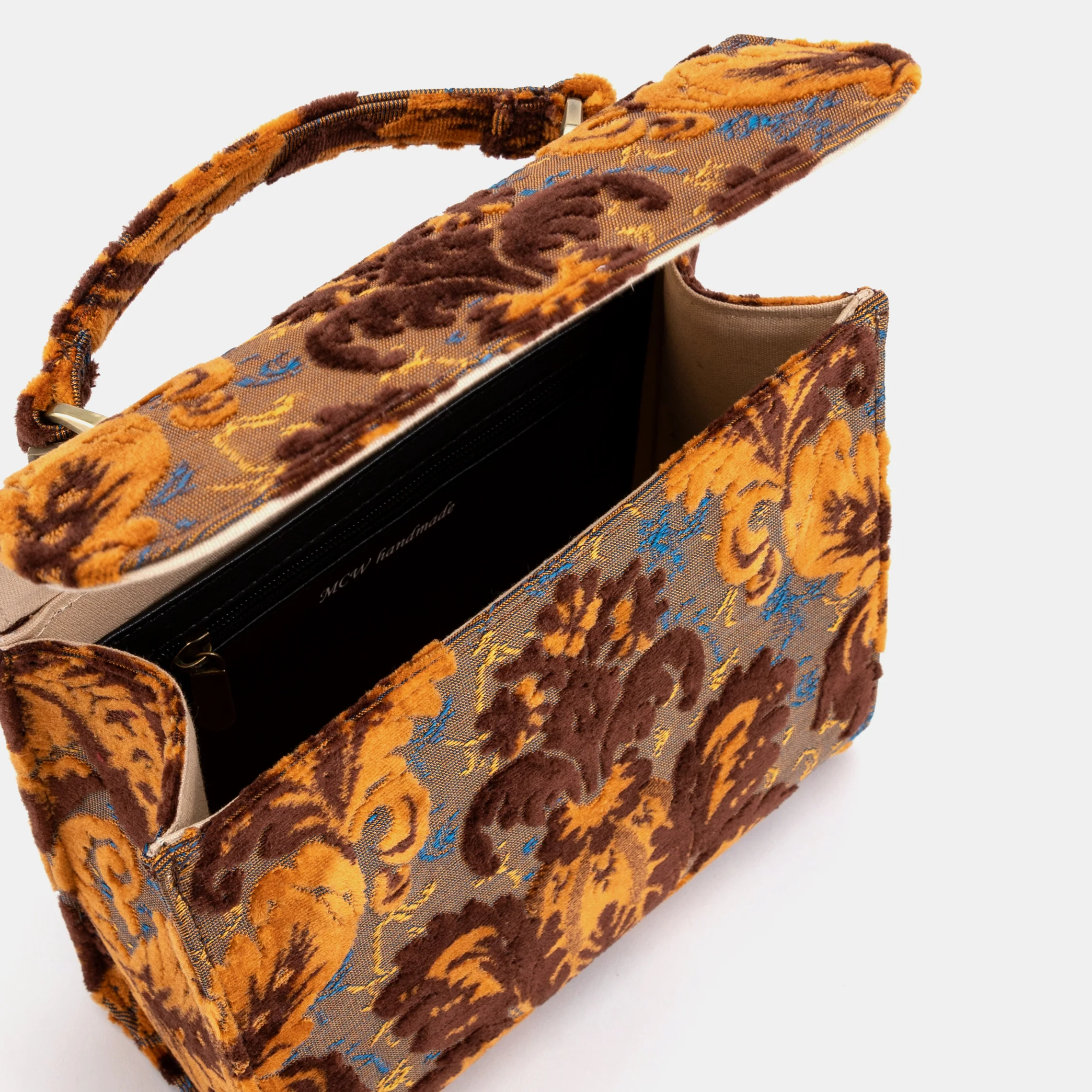 Burnout Velvet Revival Sienna Flap Satchel - Image 7