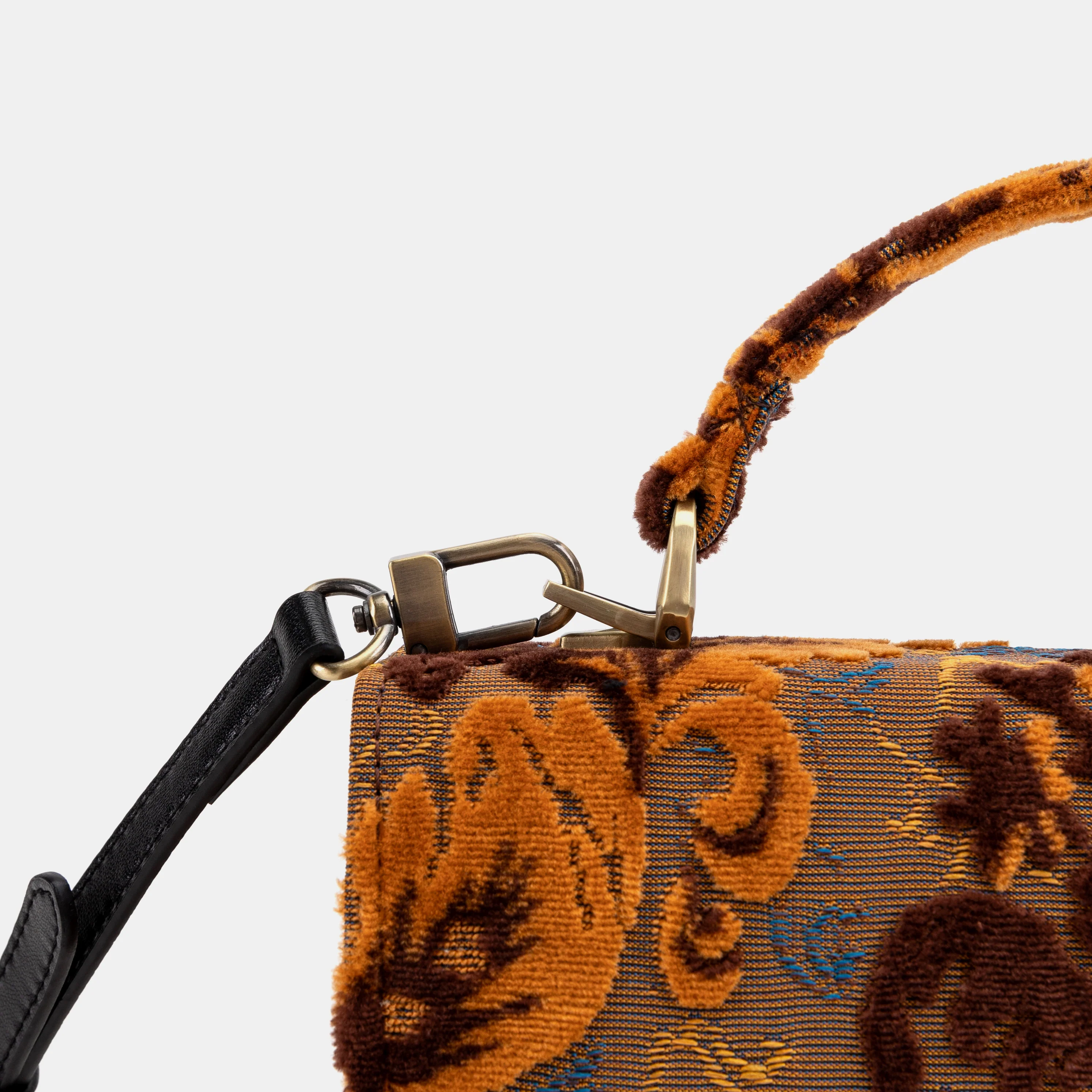 Burnout Velvet Revival Sienna Flap Satchel - Image 8