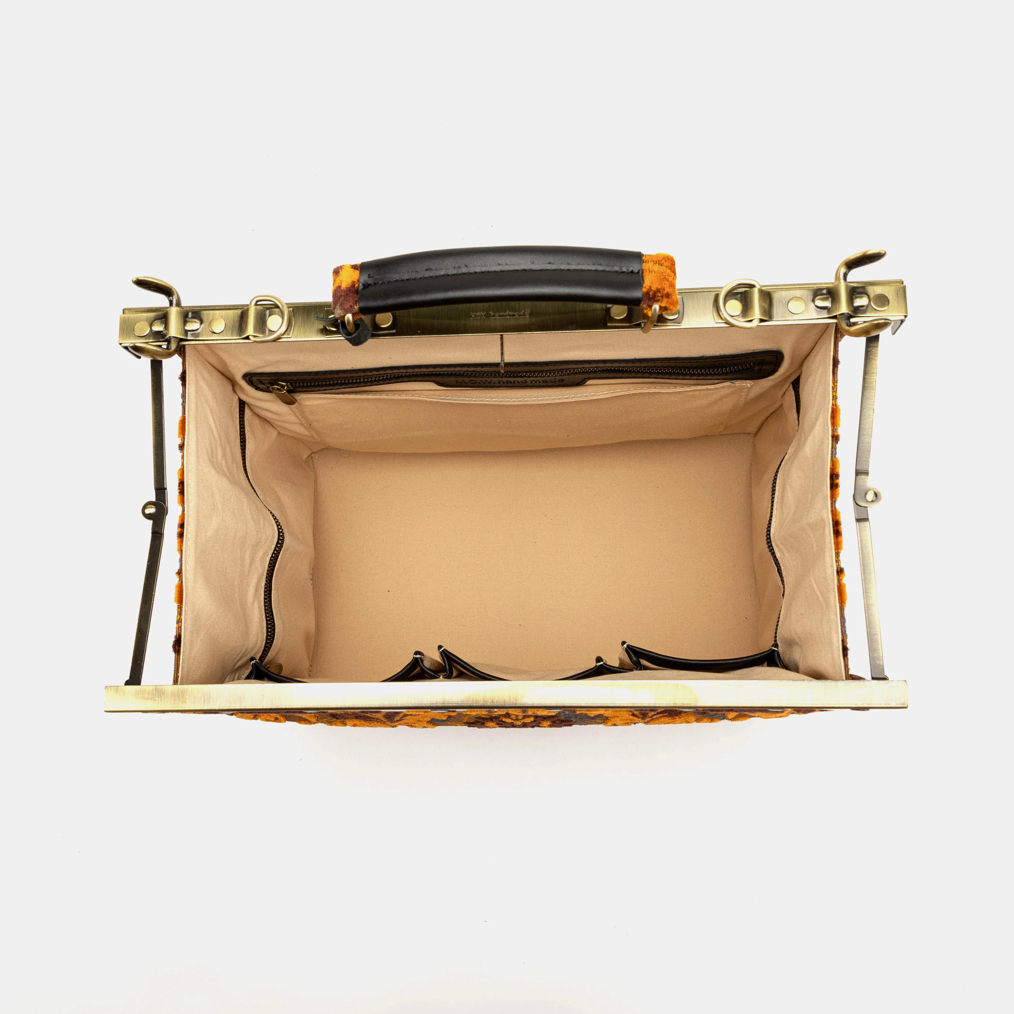 Burnout Velvet Revival Sienna Genevieve Carpet Gladstone Bag - Image 10