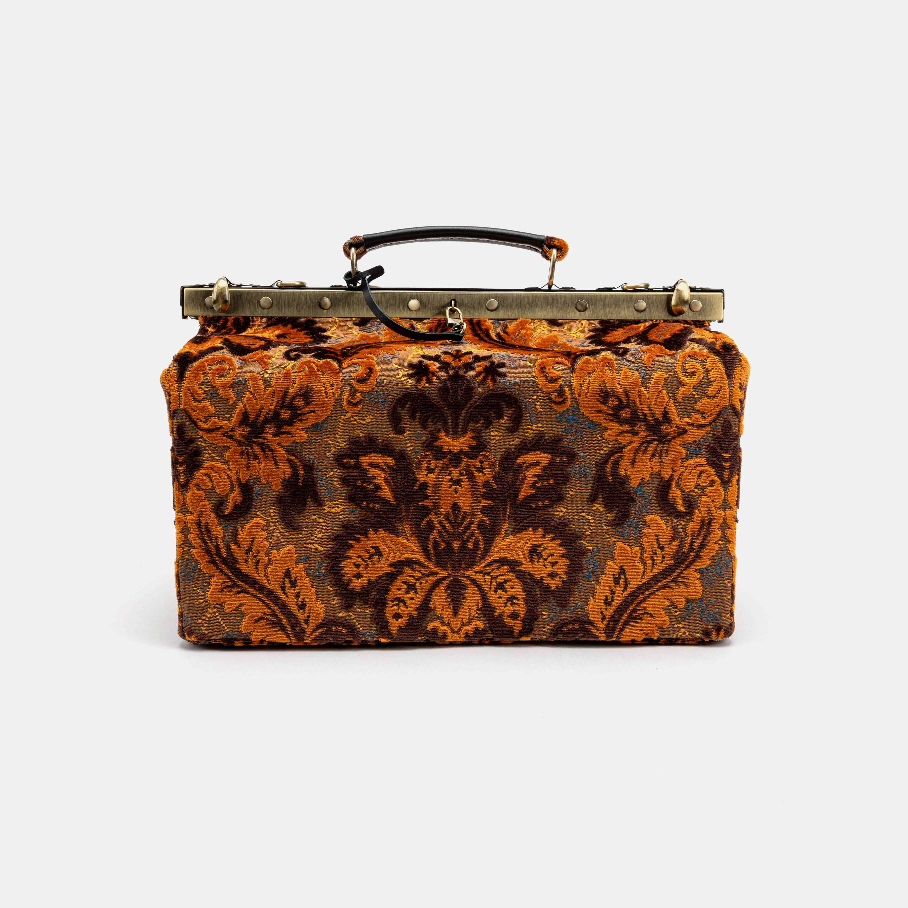 Burnout Velvet Revival Sienna Genevieve Carpet Gladstone Bag - Image 2