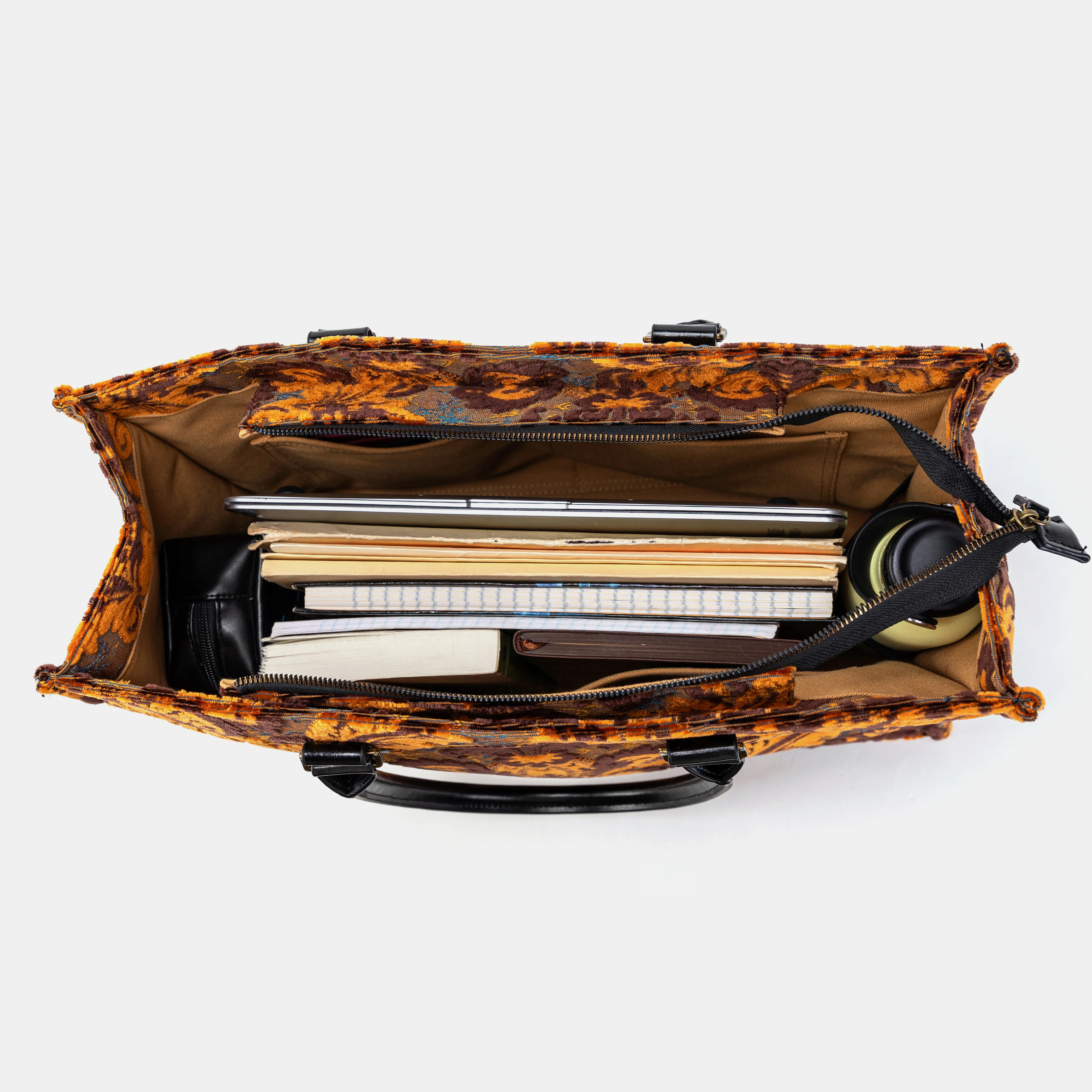 Burnout Velvet Revival Sienna Laptop Work Tote - Image 6