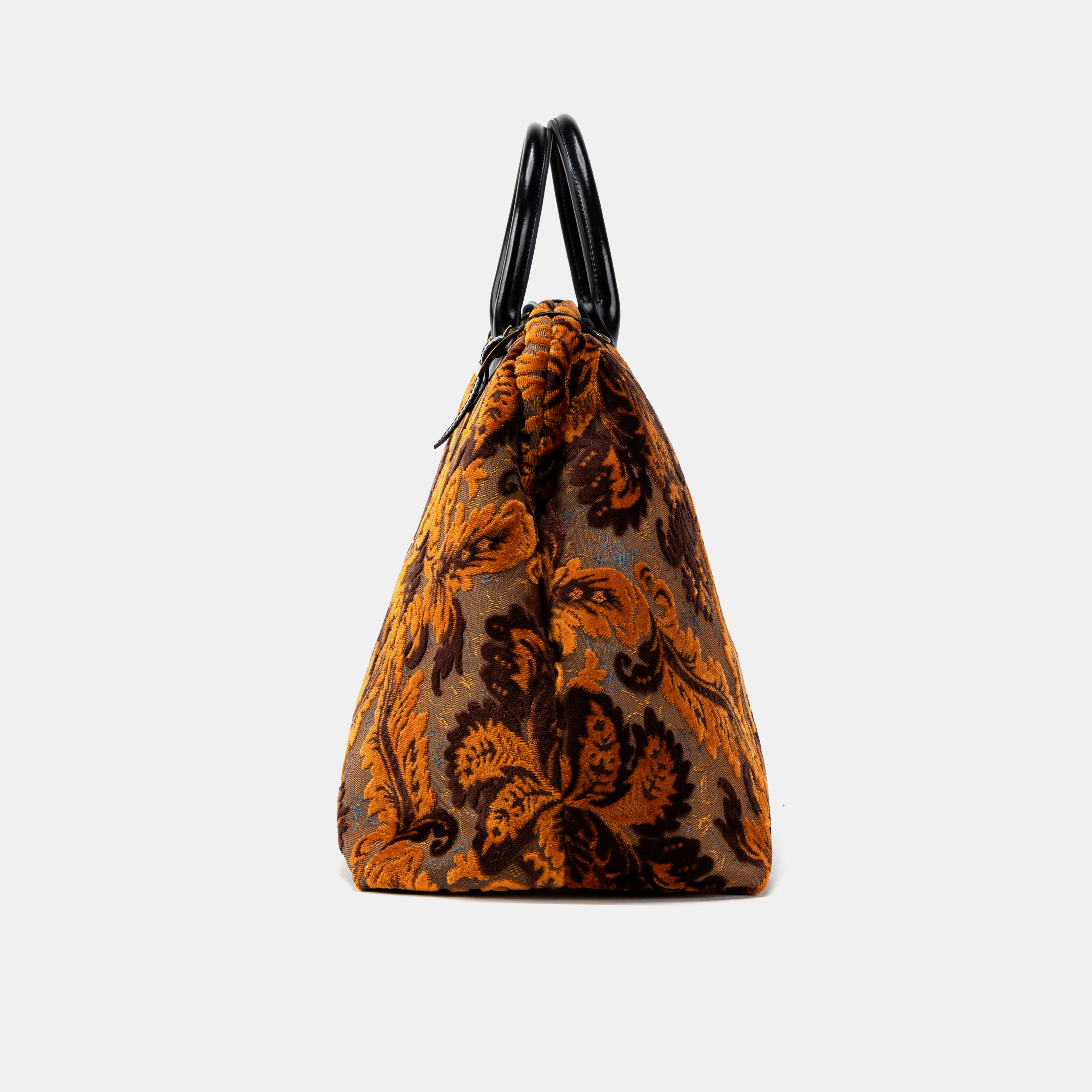 Burnout Velvet Revival Sienna Large Carpetbag - Image 4