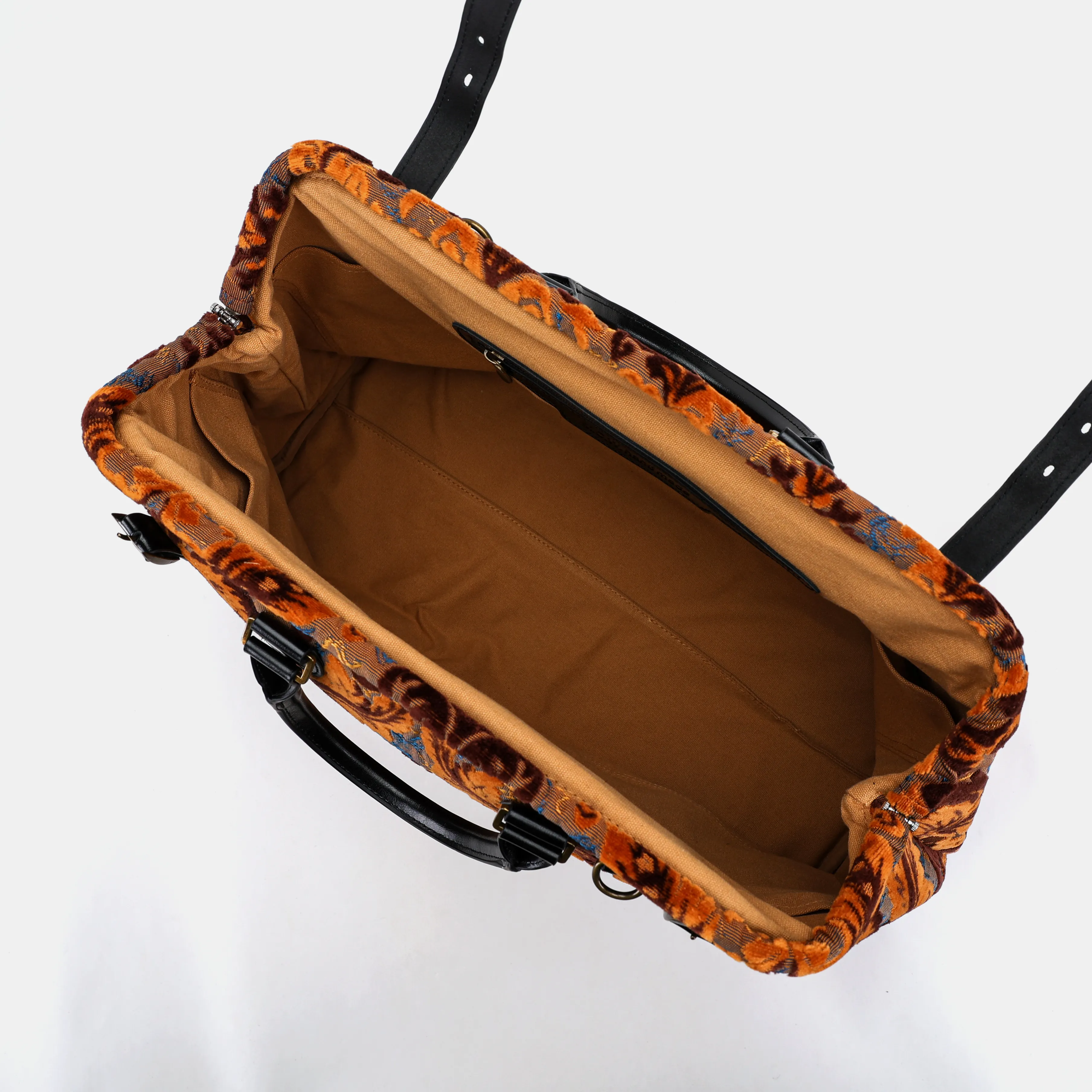 Burnout Velvet Revival Sienna Men's Carpetbag - Image 7