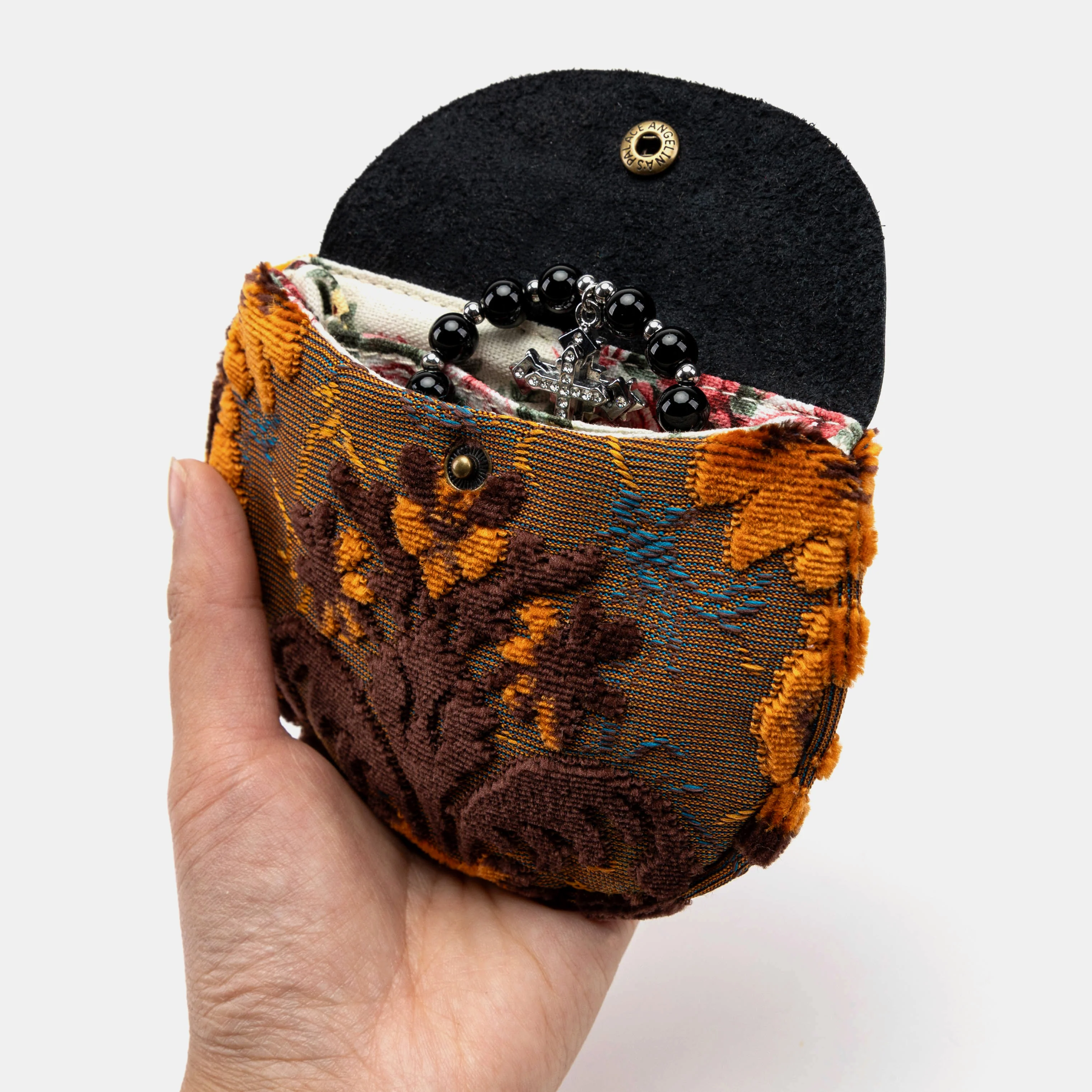 Burnout Velvet Revival Sienna Rosary Bag - Image 4