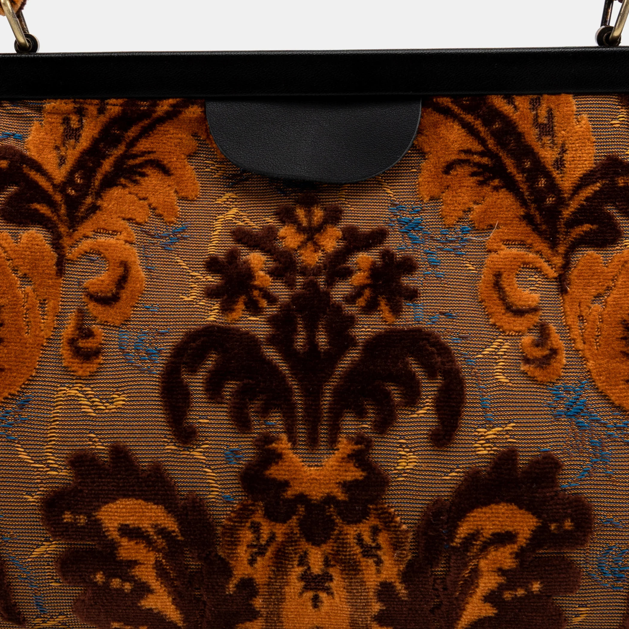 Burnout Velvet Revival Sienna Shoulder Bag - Image 2