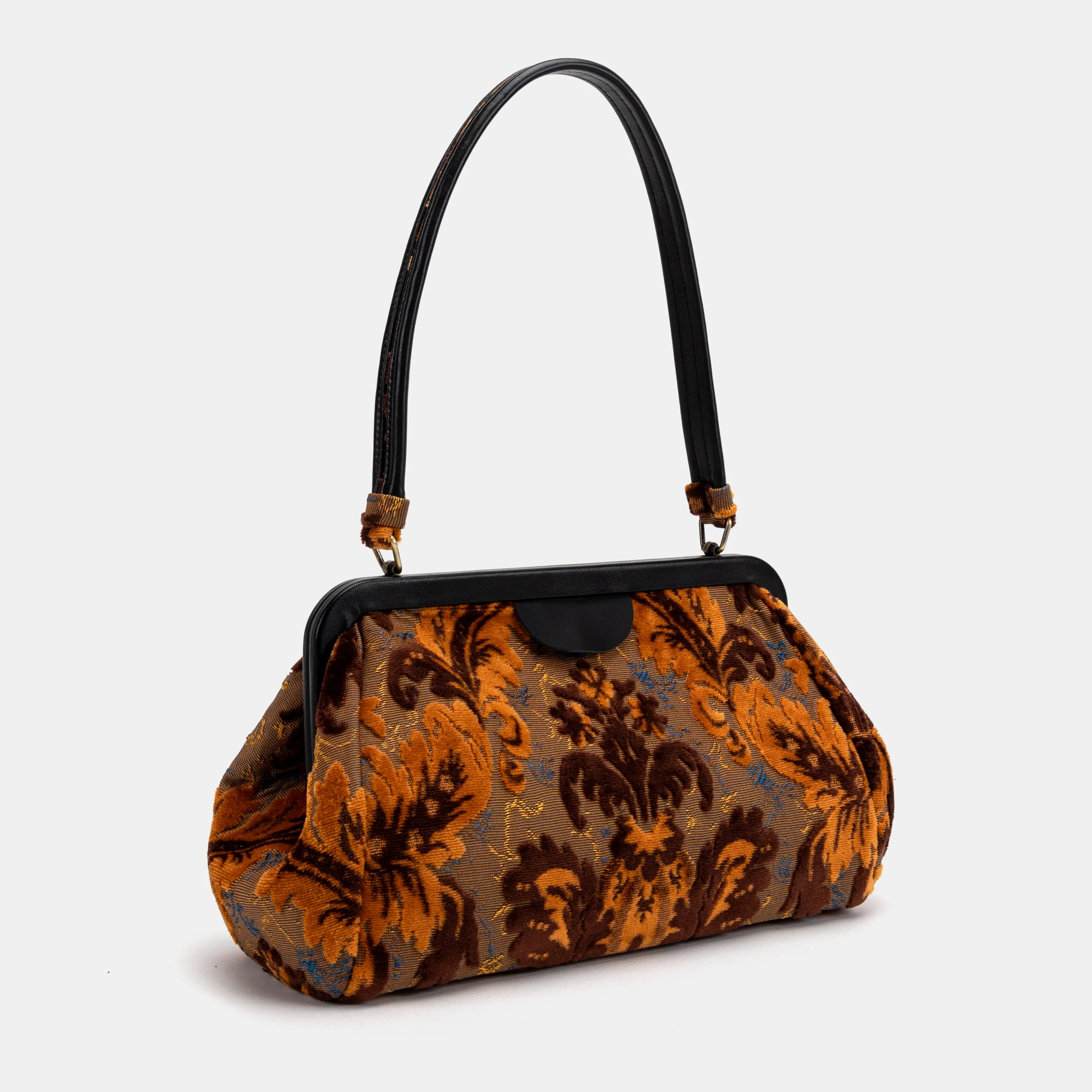Burnout Velvet Revival Sienna Shoulder Bag - Image 3