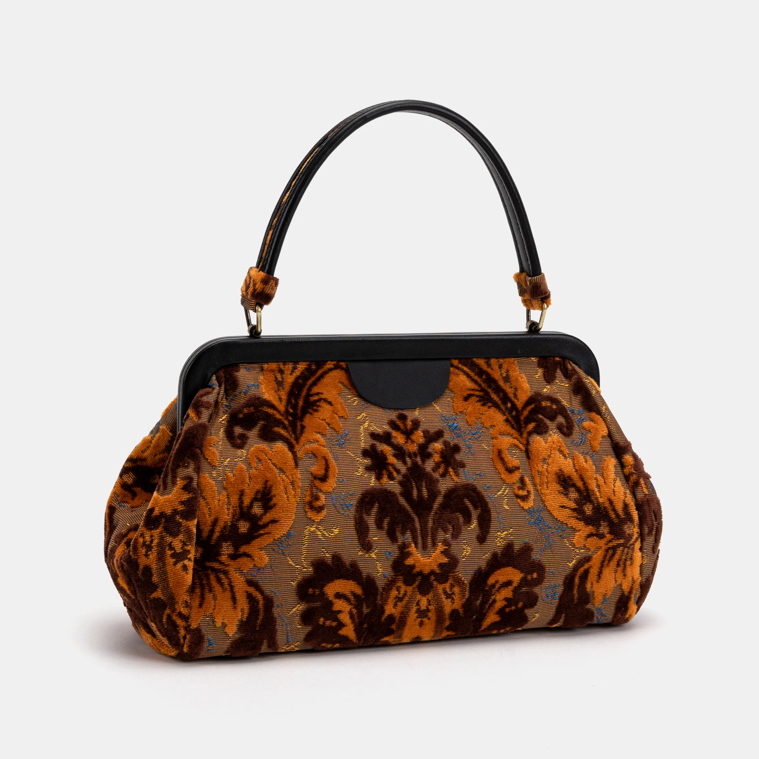 Burnout Velvet Revival Sienna Top Handle Purse - Image 2