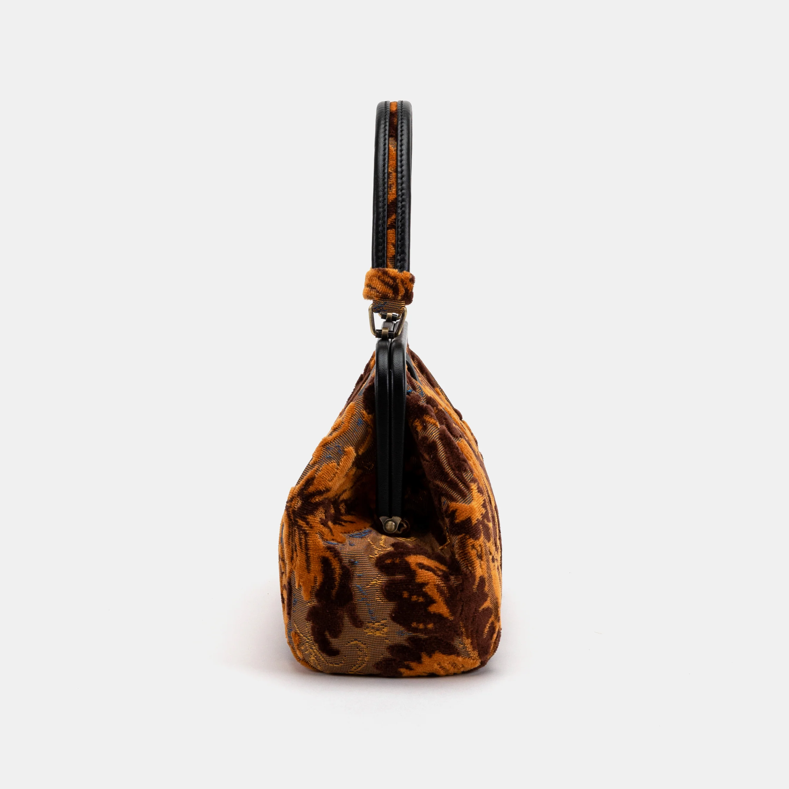Burnout Velvet Revival Sienna Top Handle Purse - Image 4