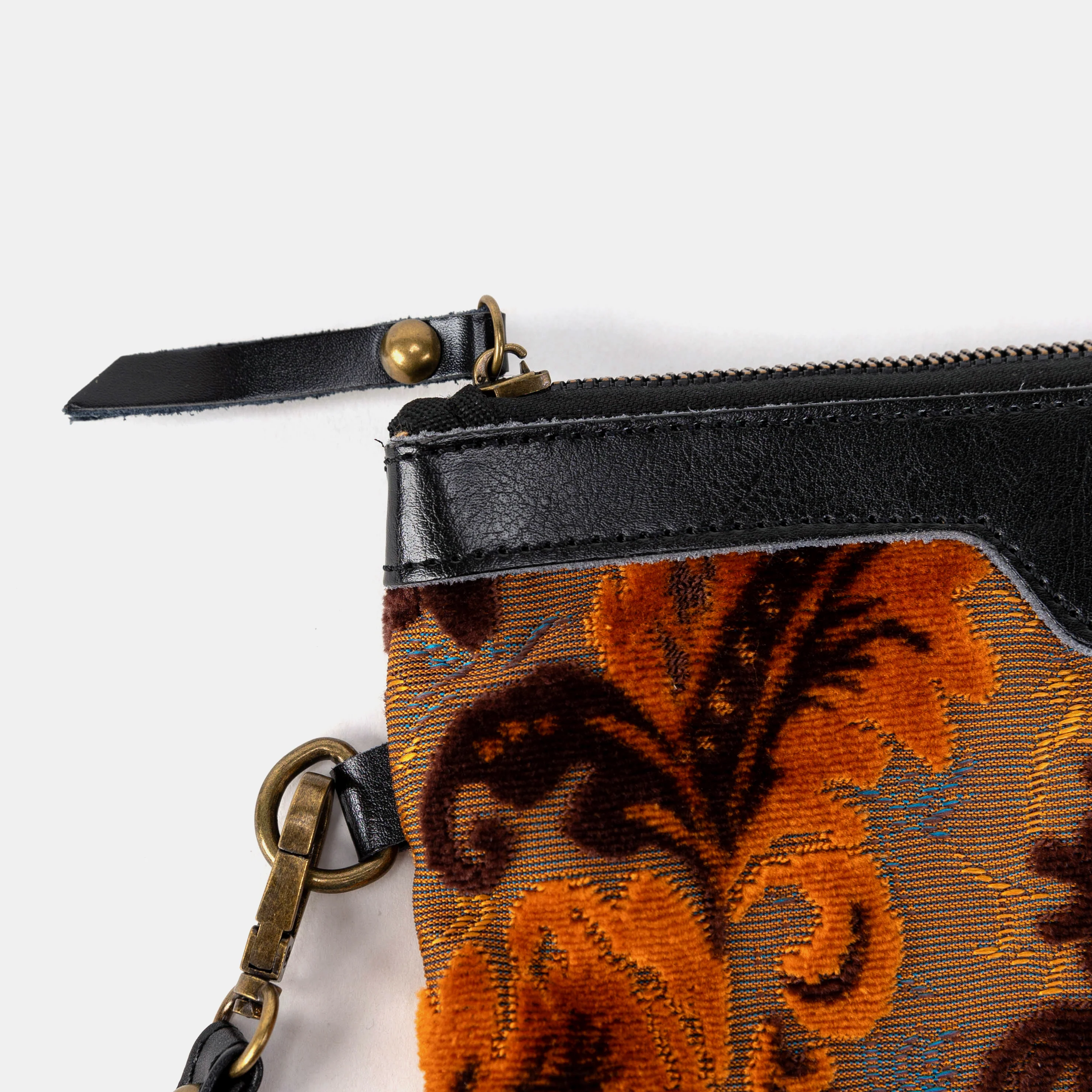Burnout Velvet Revival Sienna Wristlet Clutch - Image 4