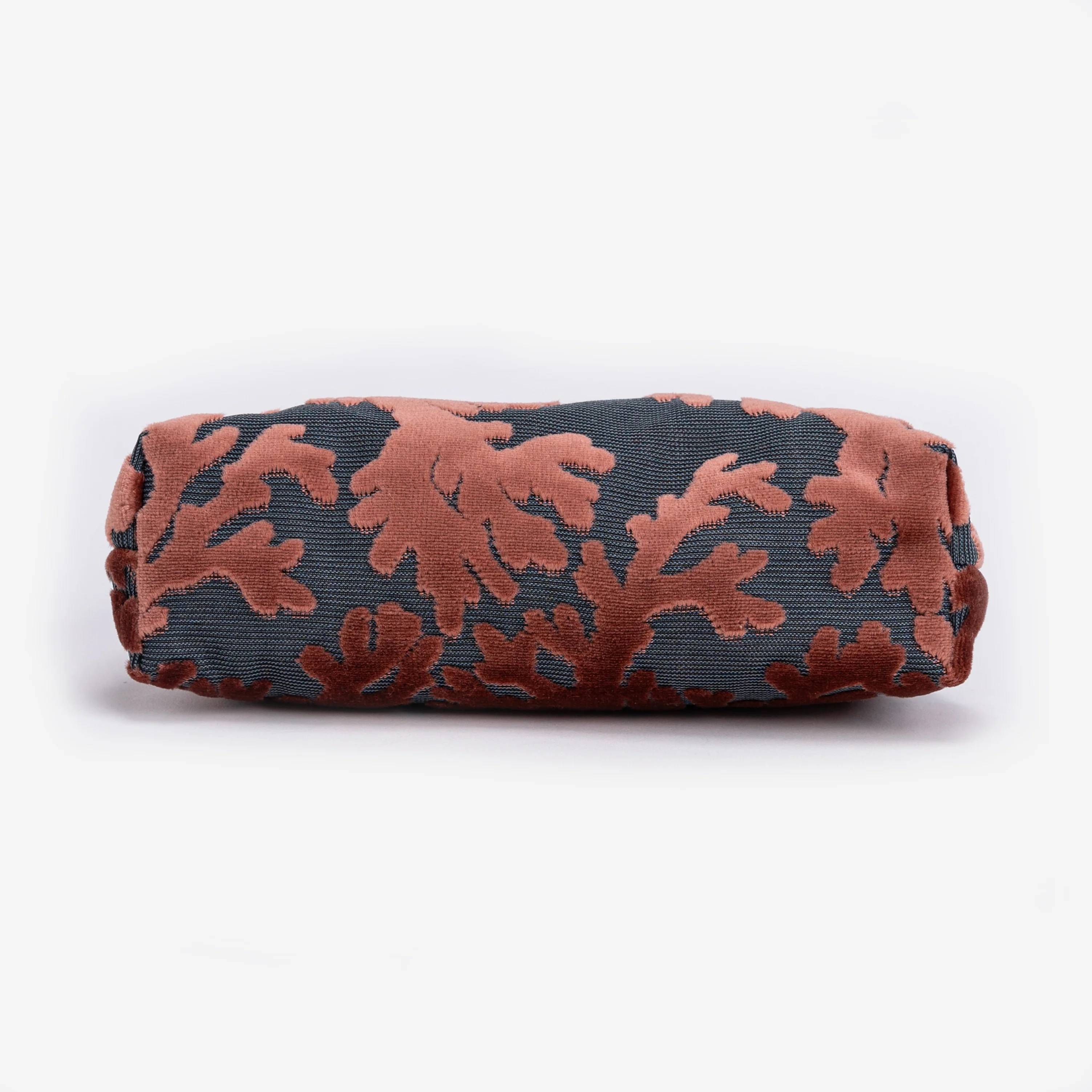 Burnout Velvet St Tropez Scuba Coral Alma Clutch - Image 6