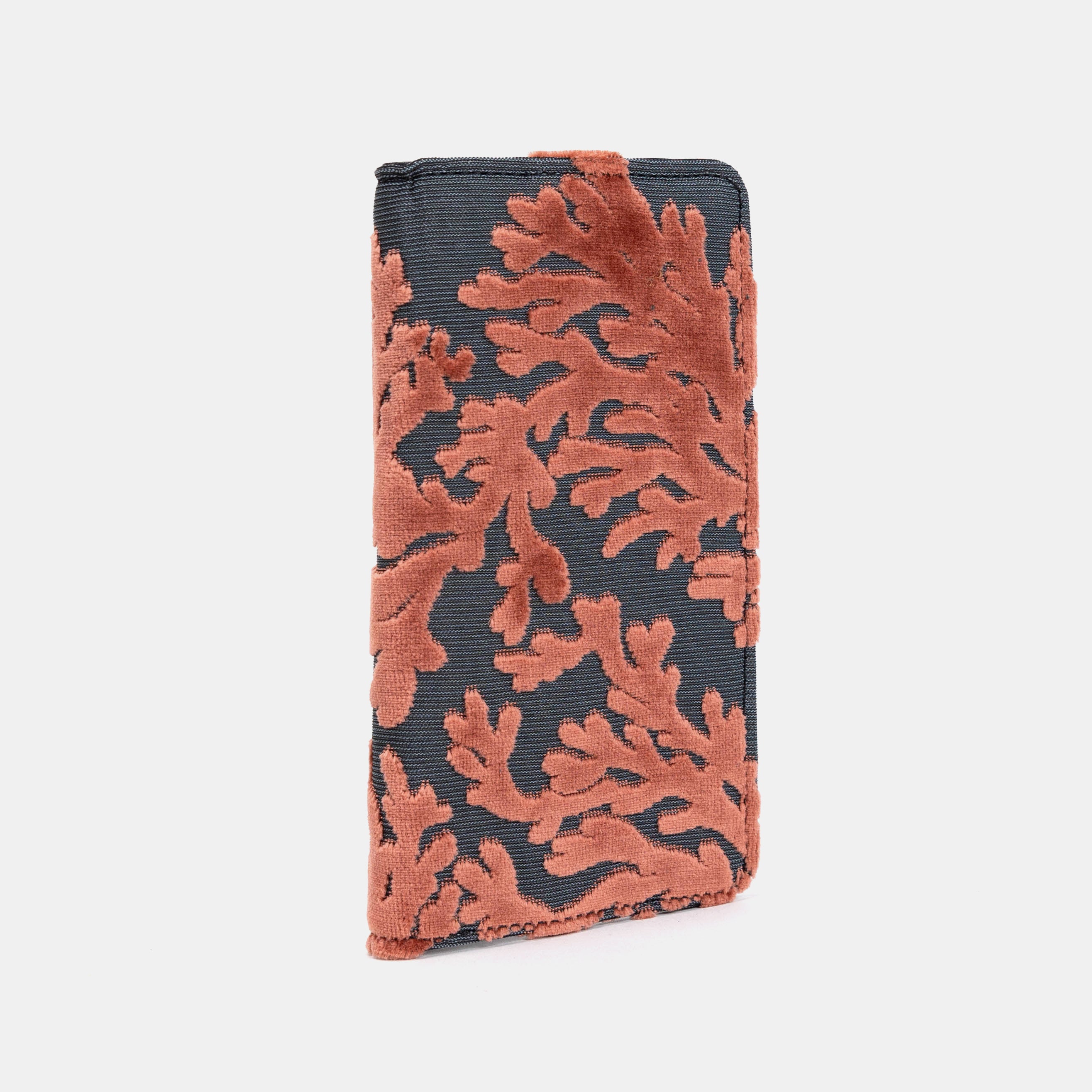 Burnout Velvet St Tropez Scuba Coral Checkbook Cover - Image 2