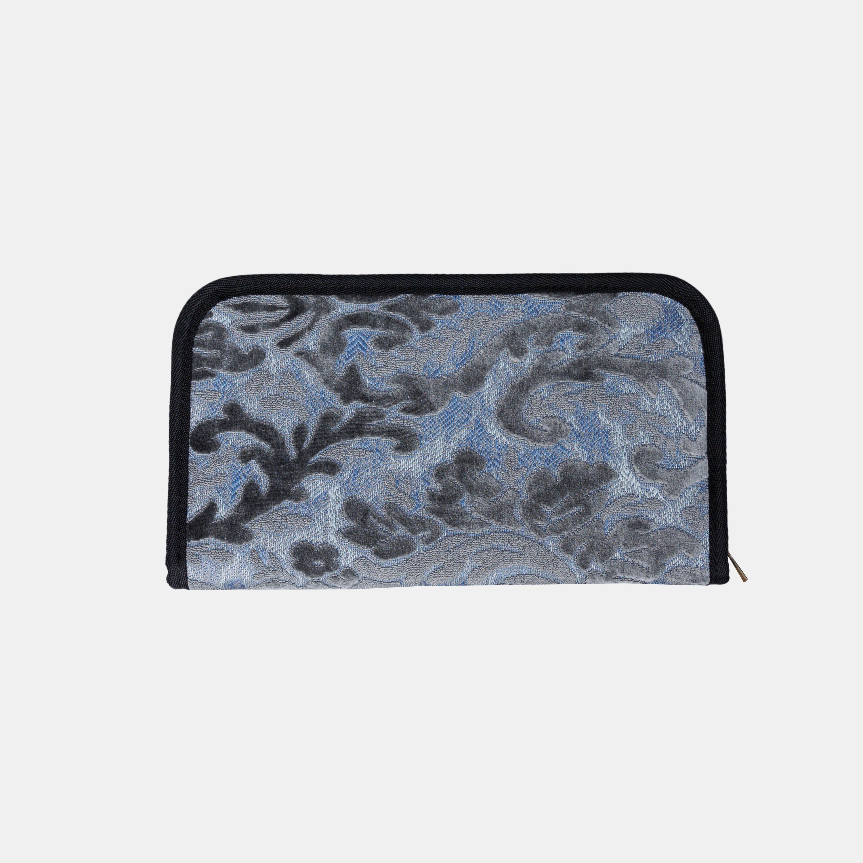 Burnout Velvet Steel Blue Carpet Needle Case - Image 3
