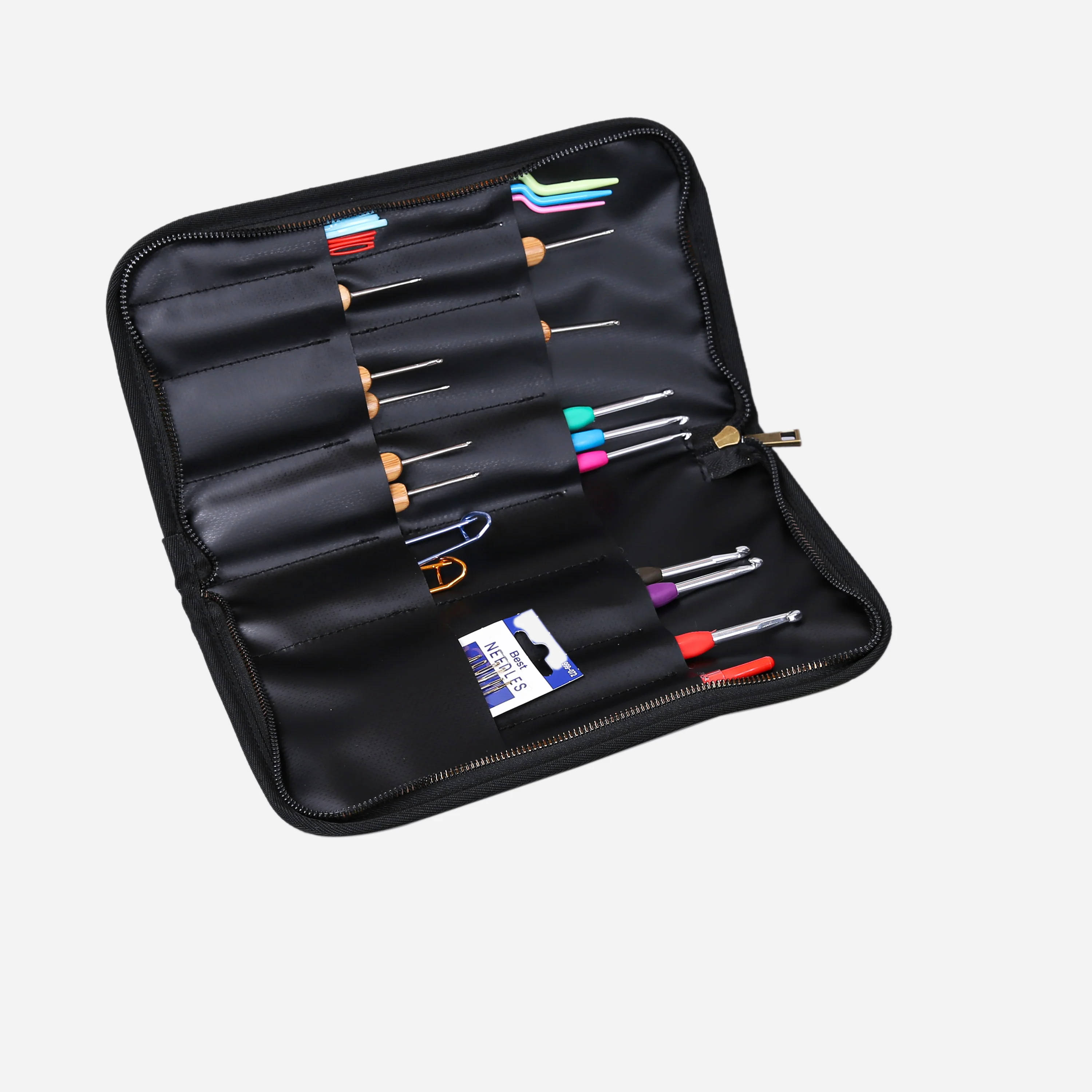 Burnout Velvet Steel Blue Carpet Needle Case - Image 5