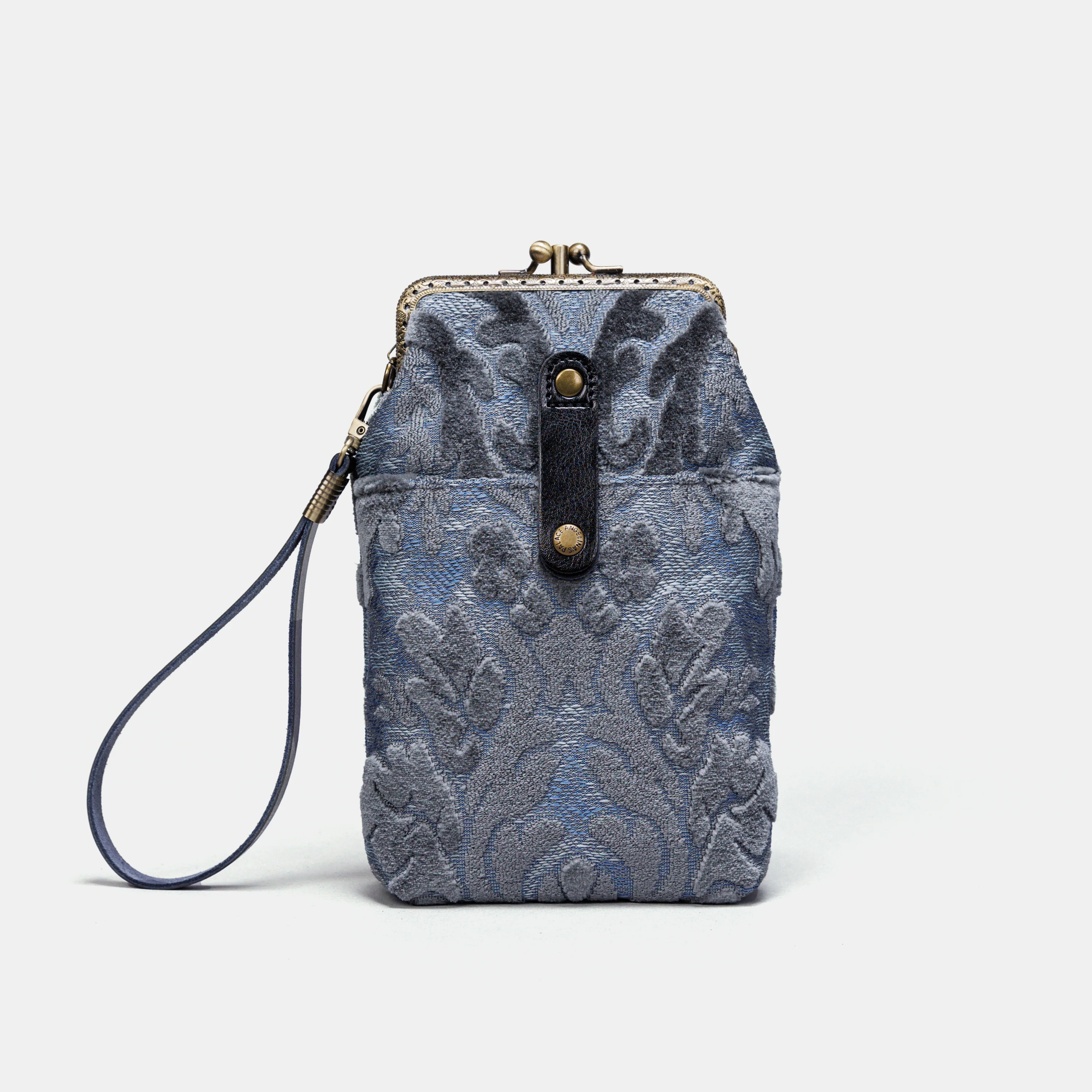 Burnout Velvet Steel Blue Carpet Phone Case - Image 4