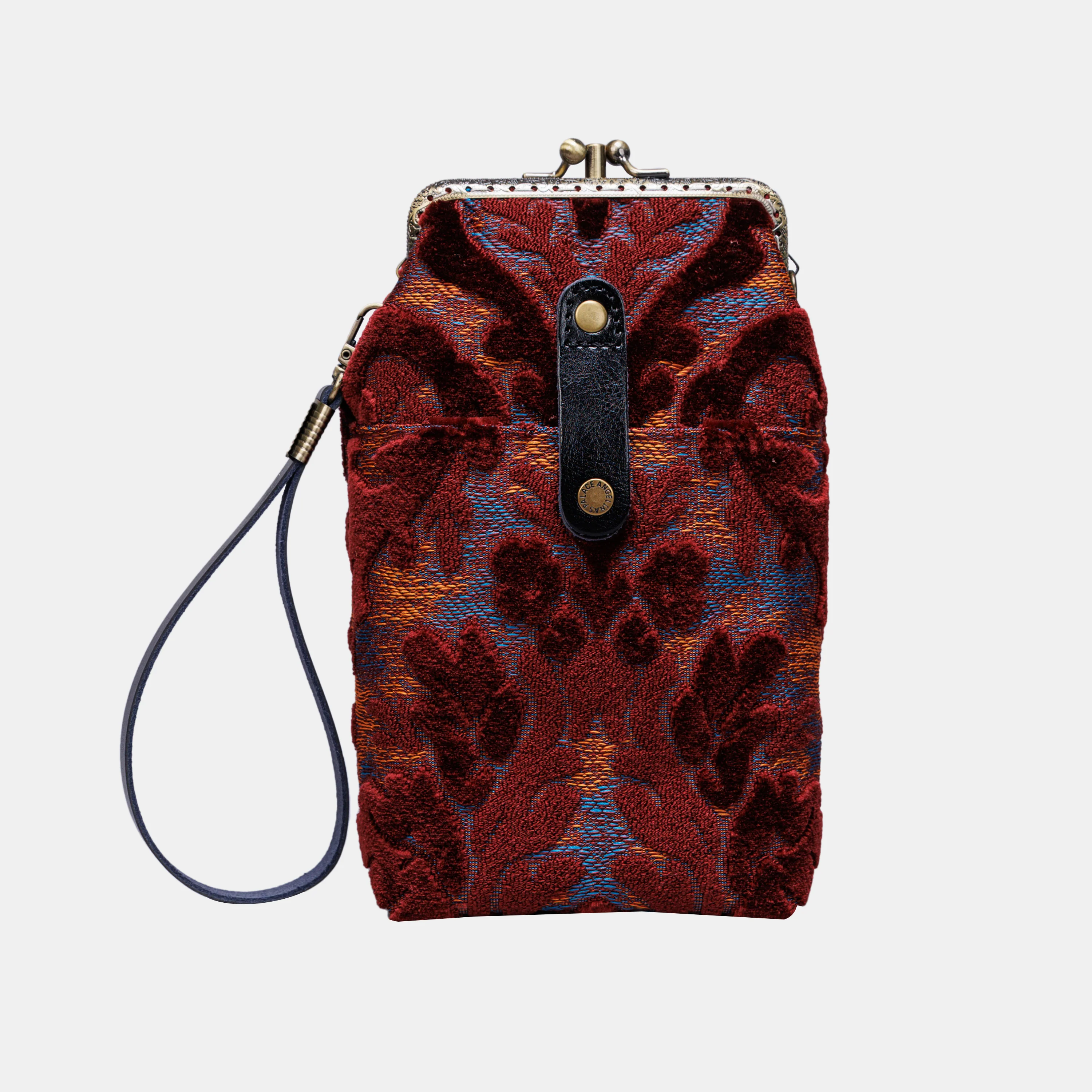 Burnout Velvet Wine Carpet Phone Case - Image 3
