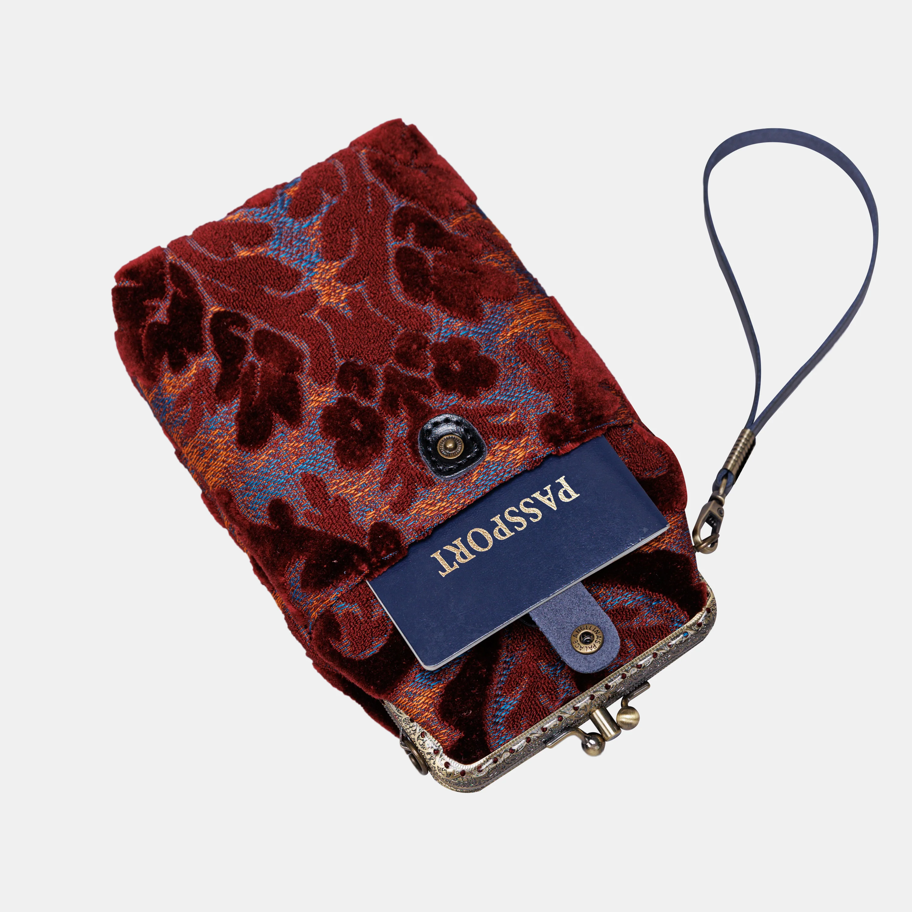 Burnout Velvet Wine Carpet Phone Case - Image 4