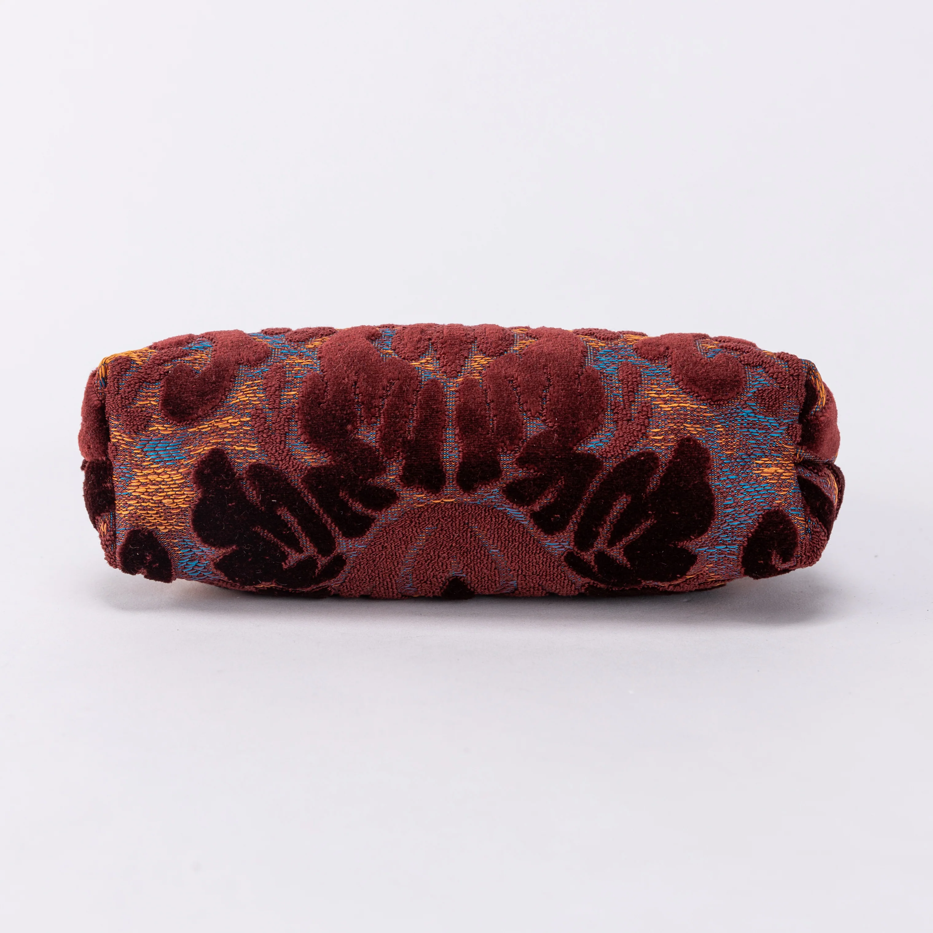 Burnout Velvet Wine Alma Clutch - Image 8