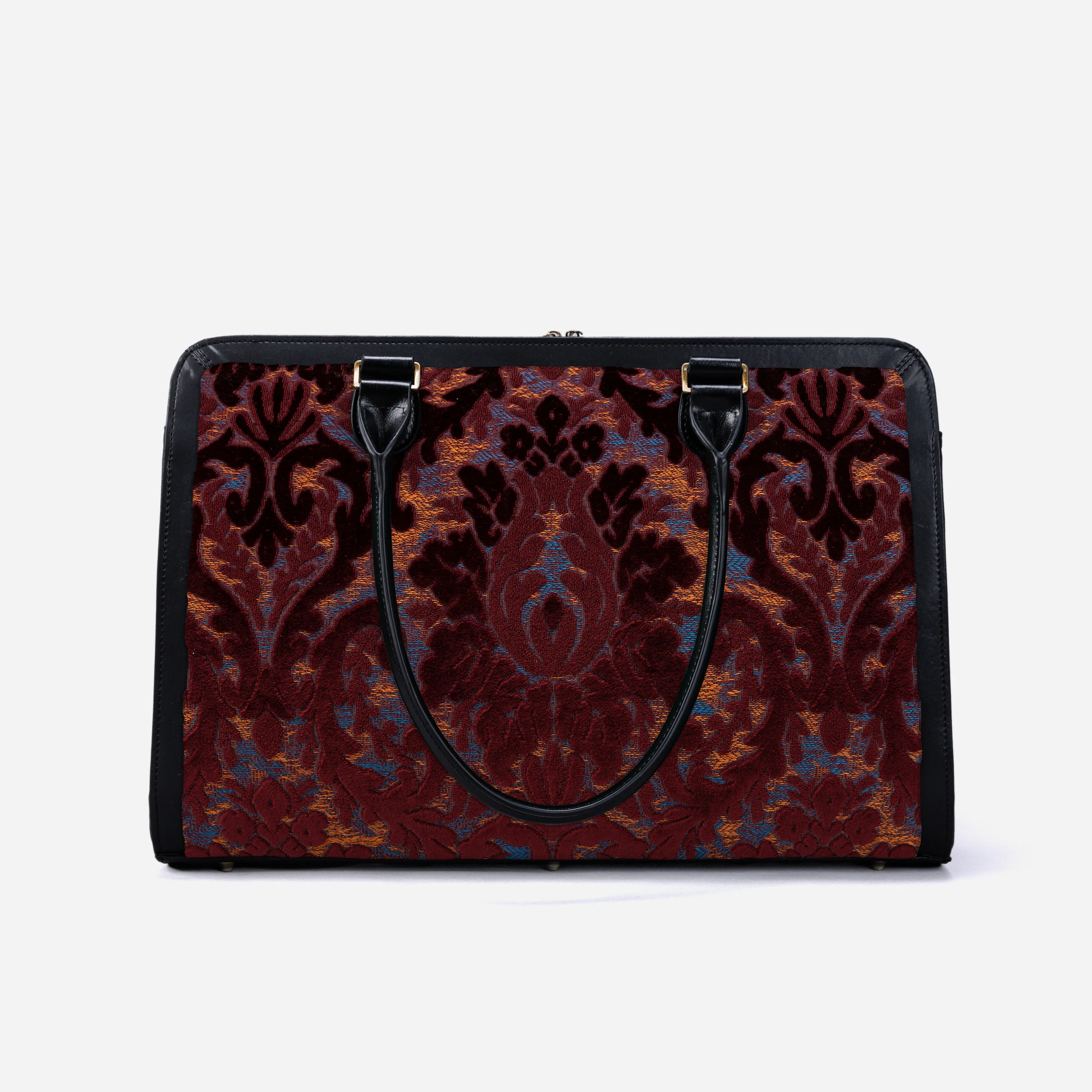 Burnout Velvet Wine Business Tote - Image 4