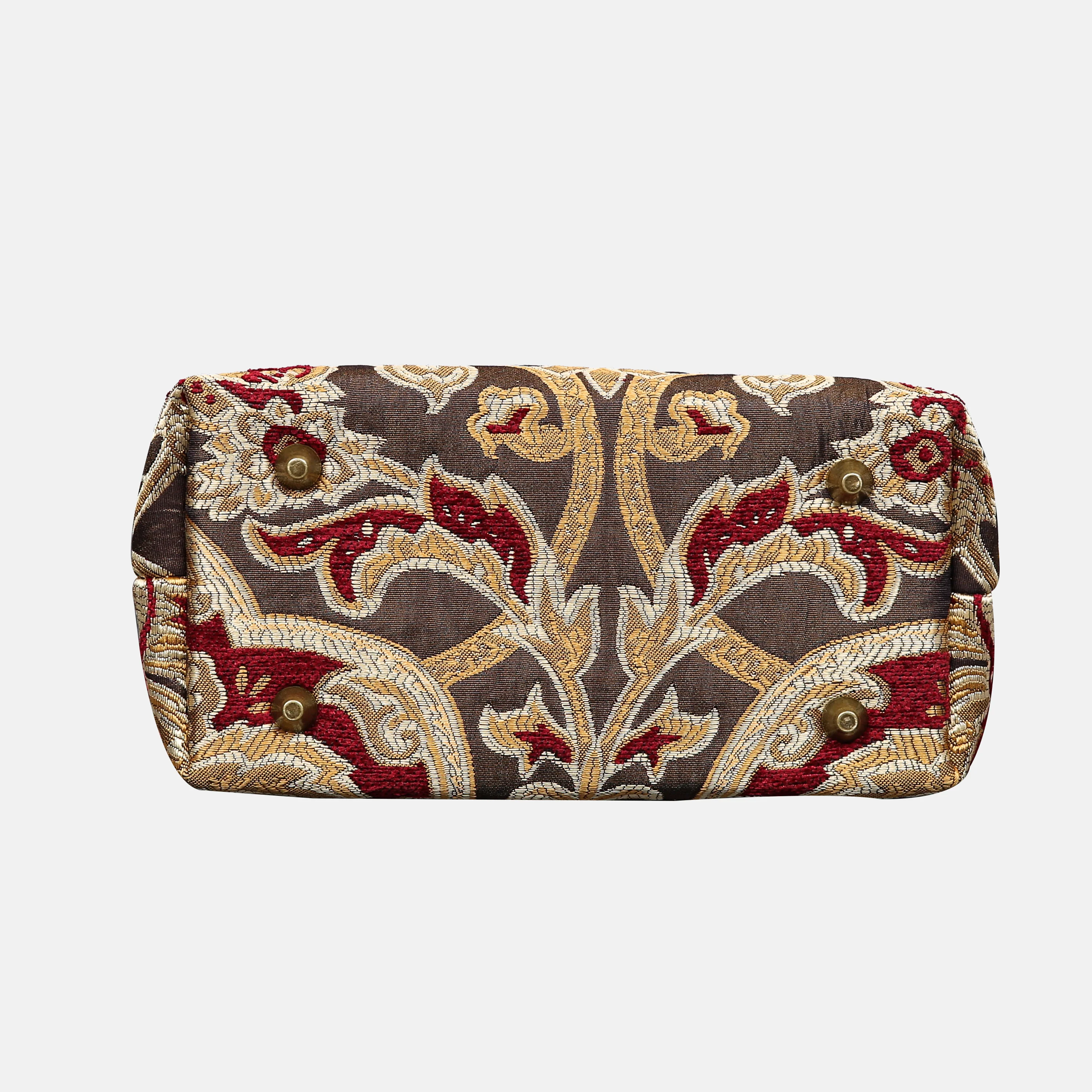 Cammino Gold Tuck Lock Carpet Satchel - Image 4
