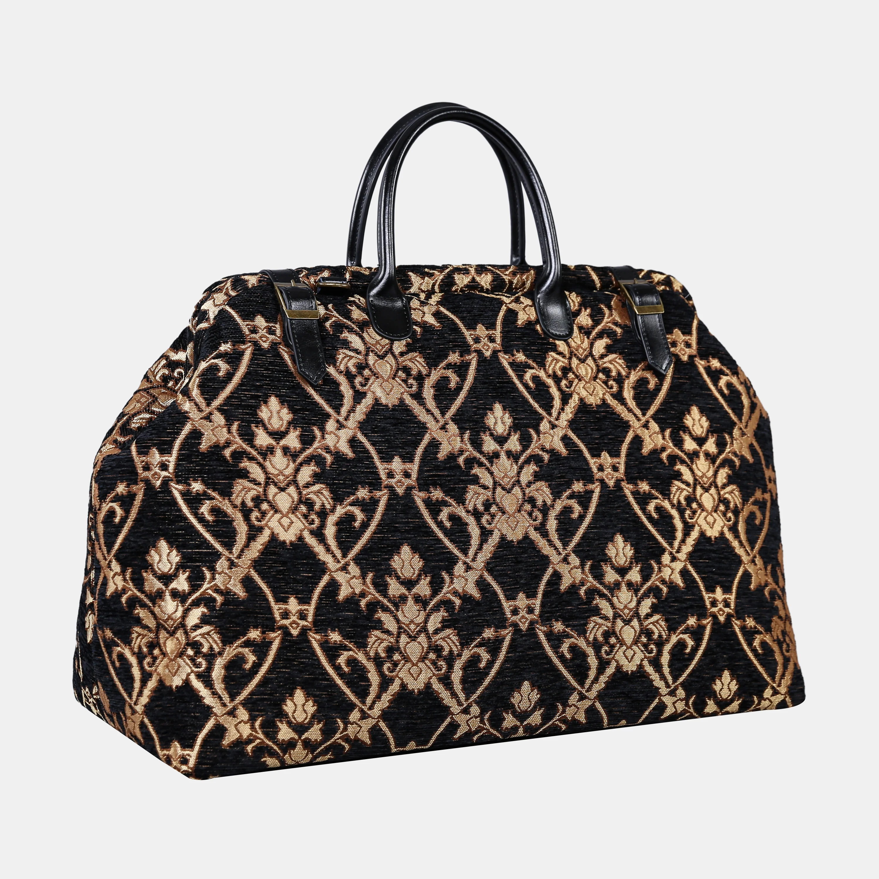 CARNABY Black Large Carpetbag - Image 3