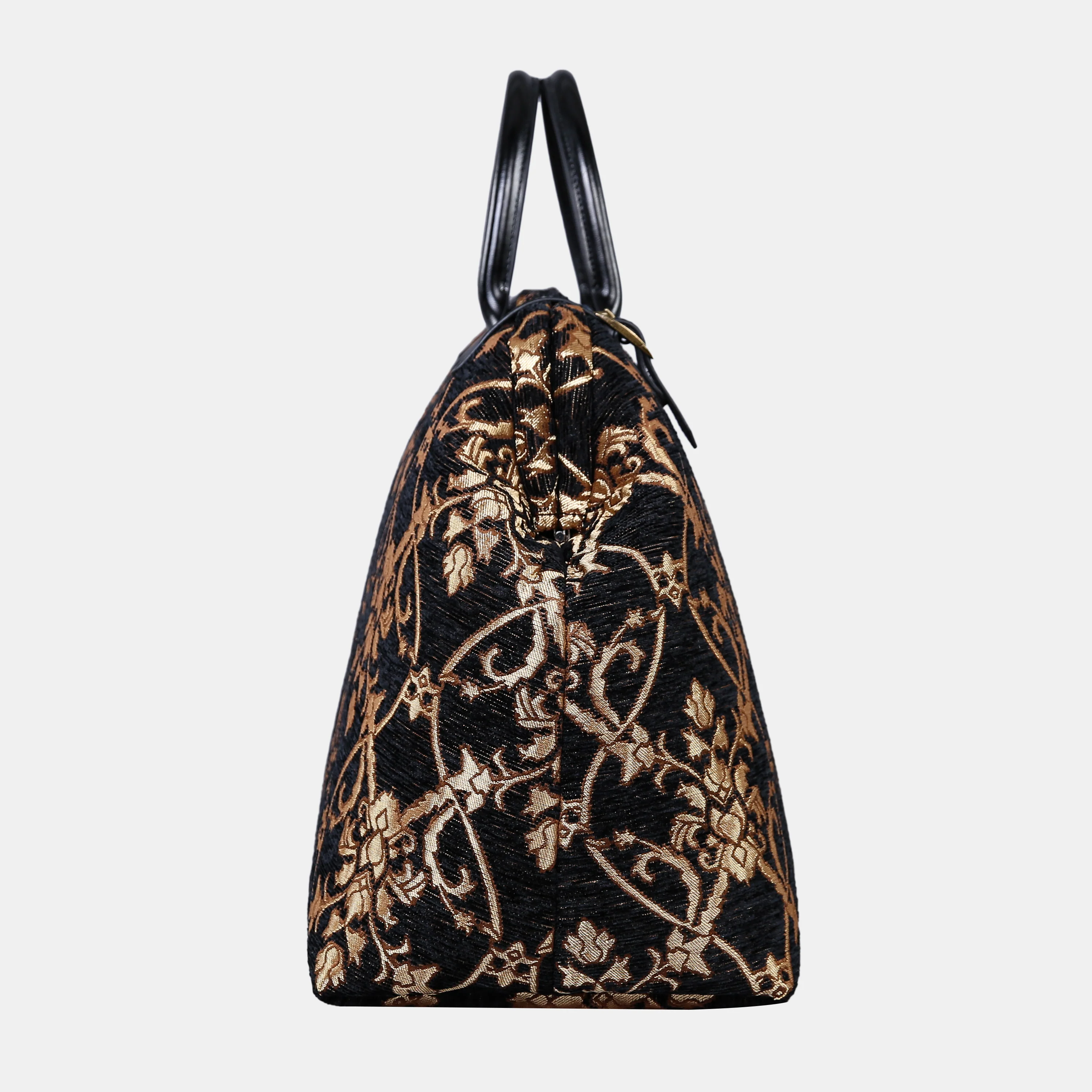 CARNABY Black Large Carpetbag - Image 4
