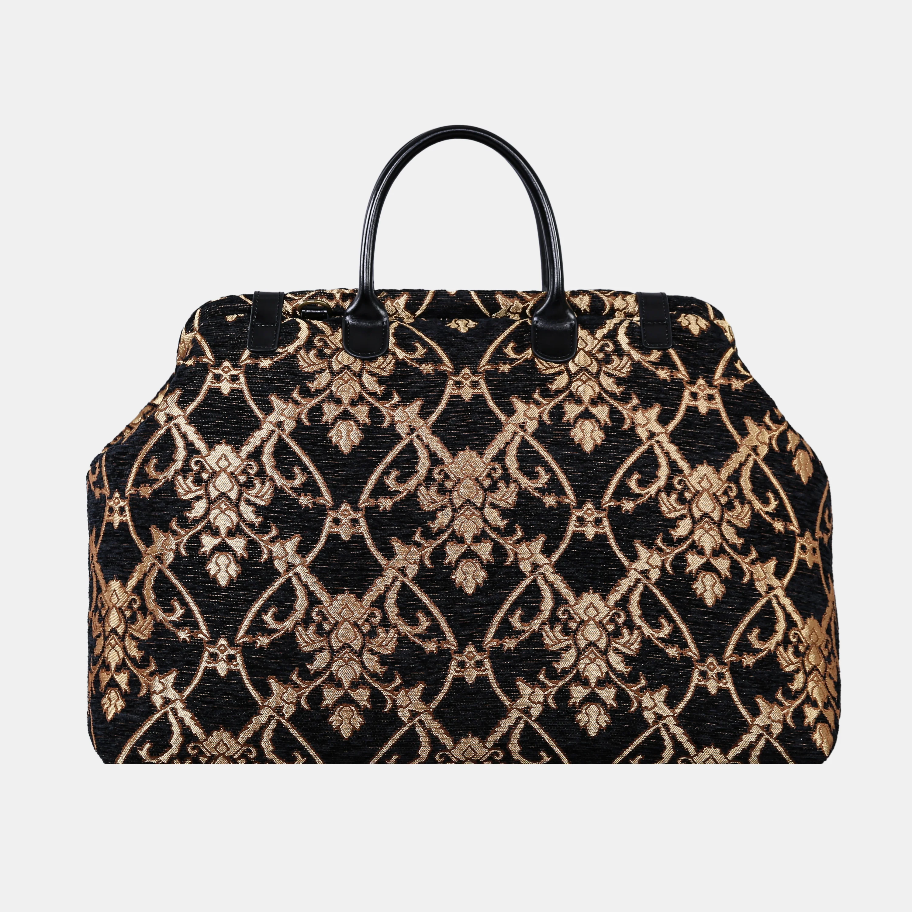 CARNABY Black Large Carpetbag - Image 5