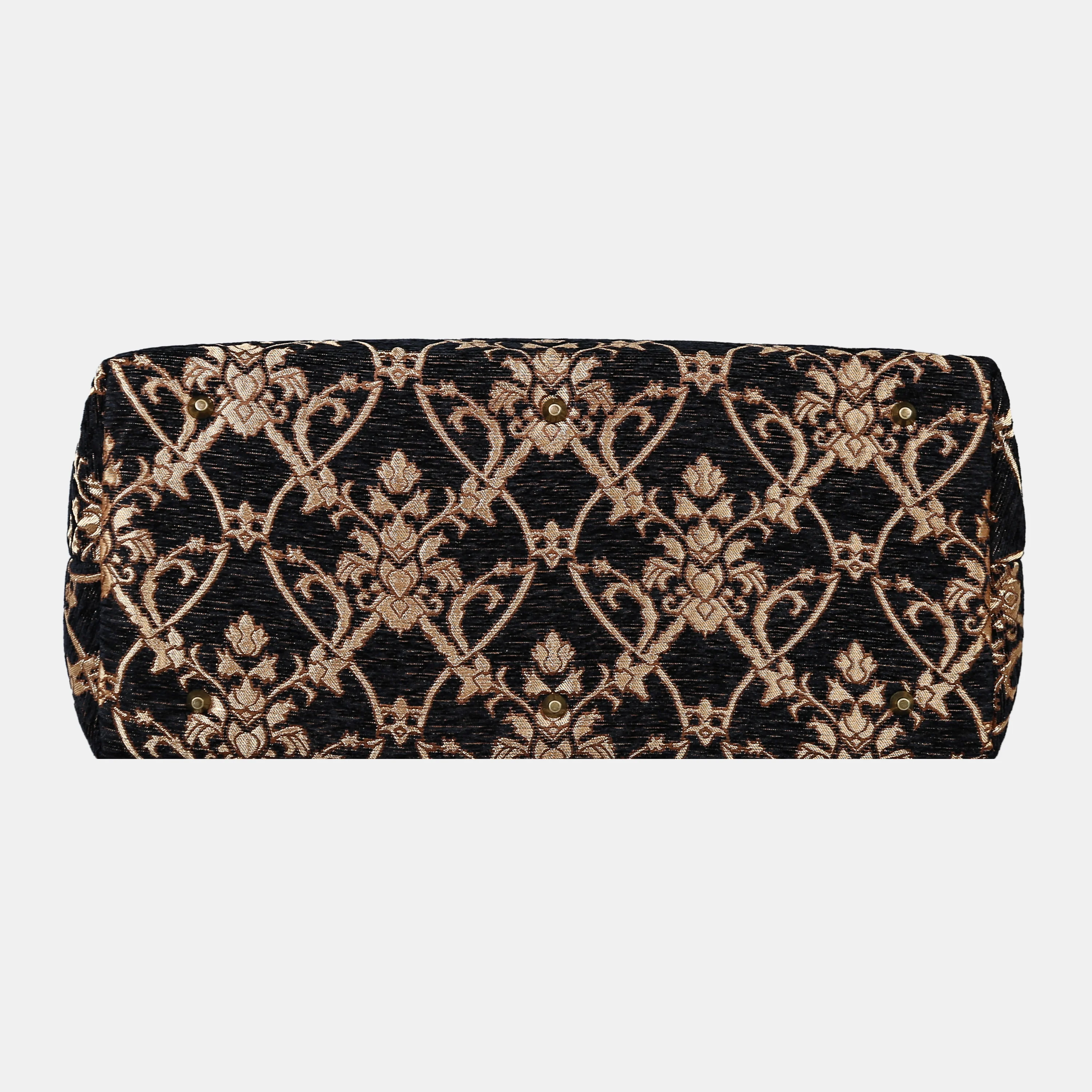 CARNABY Black Large Carpetbag - Image 6
